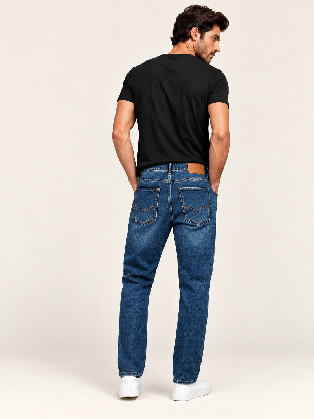 73509-73615 ERKEK STRAIGHT FIT MID RISE DENIM PANTOLON 73509-73615