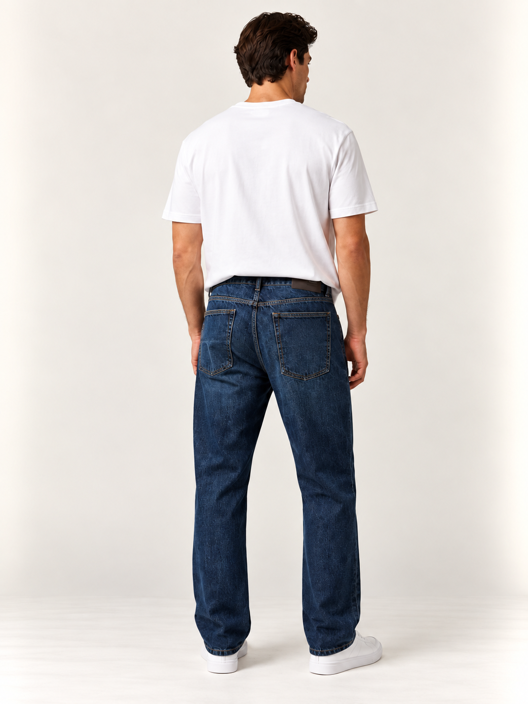 73526-73614  ERKEK RELAXED STRAIGHT FIT DENİM PANTOLON 73526-73614