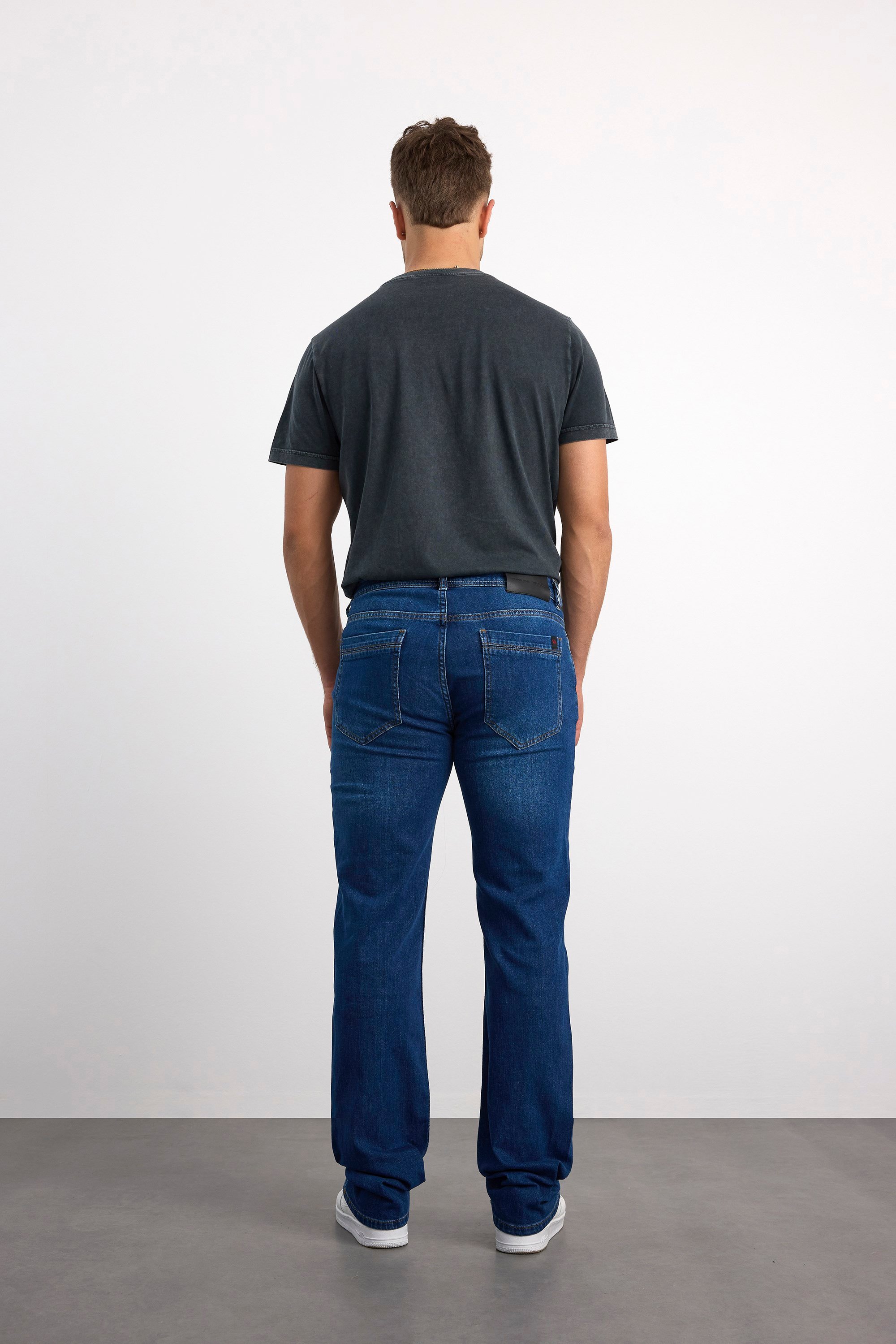 76077-73604 ERKEK REGULAR FİT MID WAIST MİD LEG DENİM PANTOLON 76077-73604