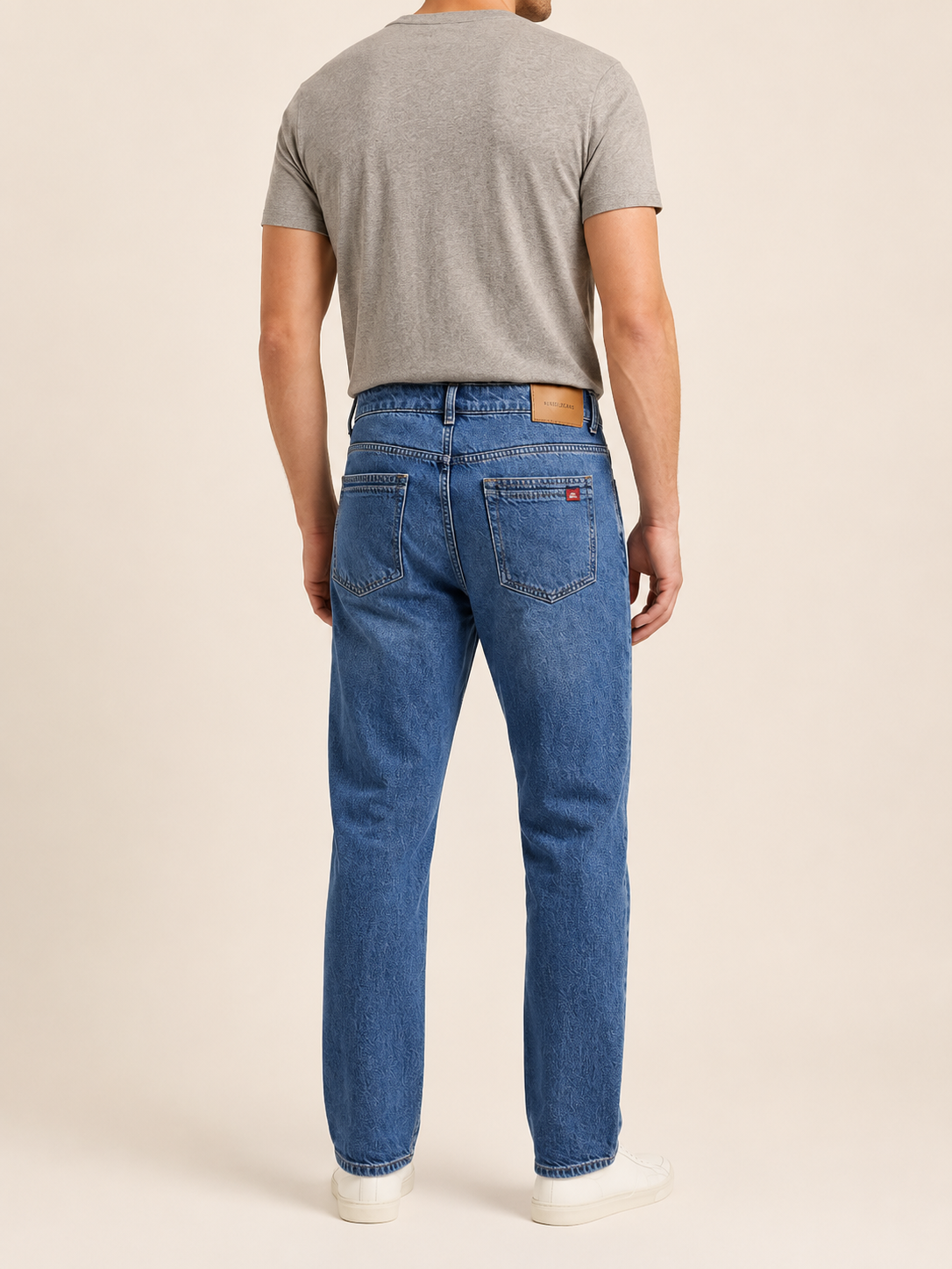 76082-70965 ERKEK TAPERED FİT MID WAIST SLİM LEG DENİM PANTOLON 76082-70965
