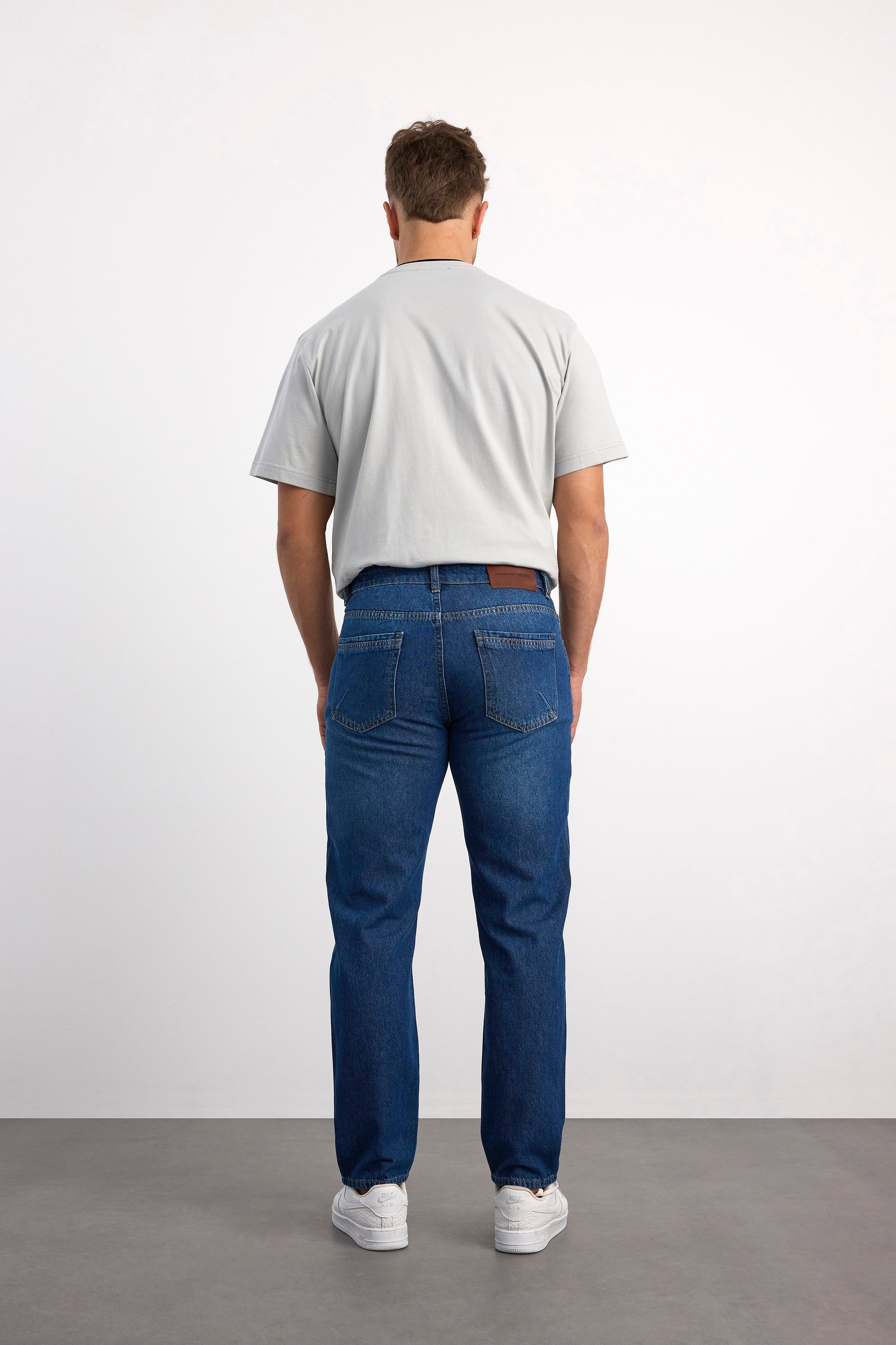 76094-73602 ERKEK TAPERED FİT MID WAIST SLİM LEG DENİM PANTOLON 76094-73602