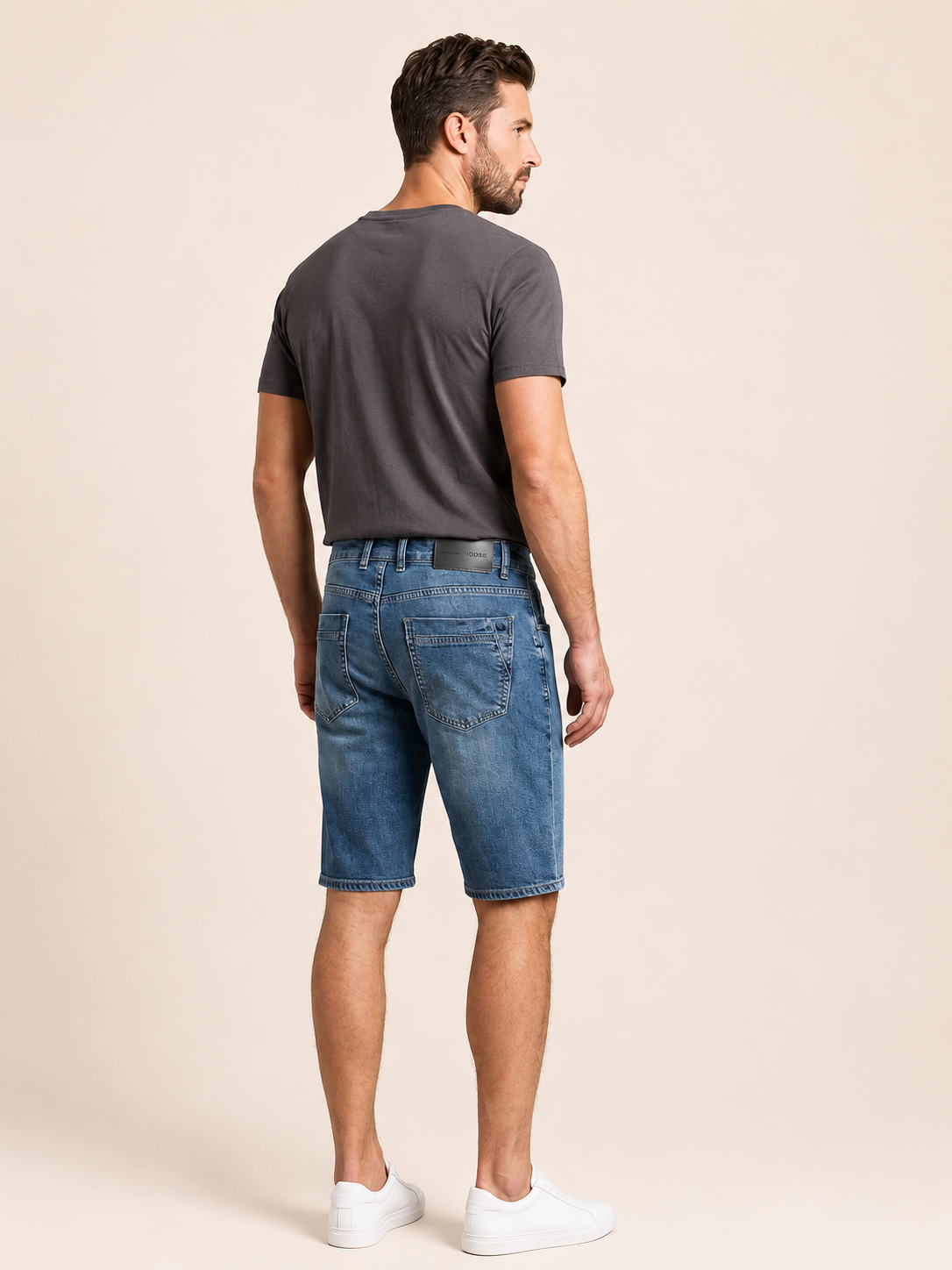 90336-73605 ERKEK COMFORT MID WAIST DENİM ŞORT 90336-73605