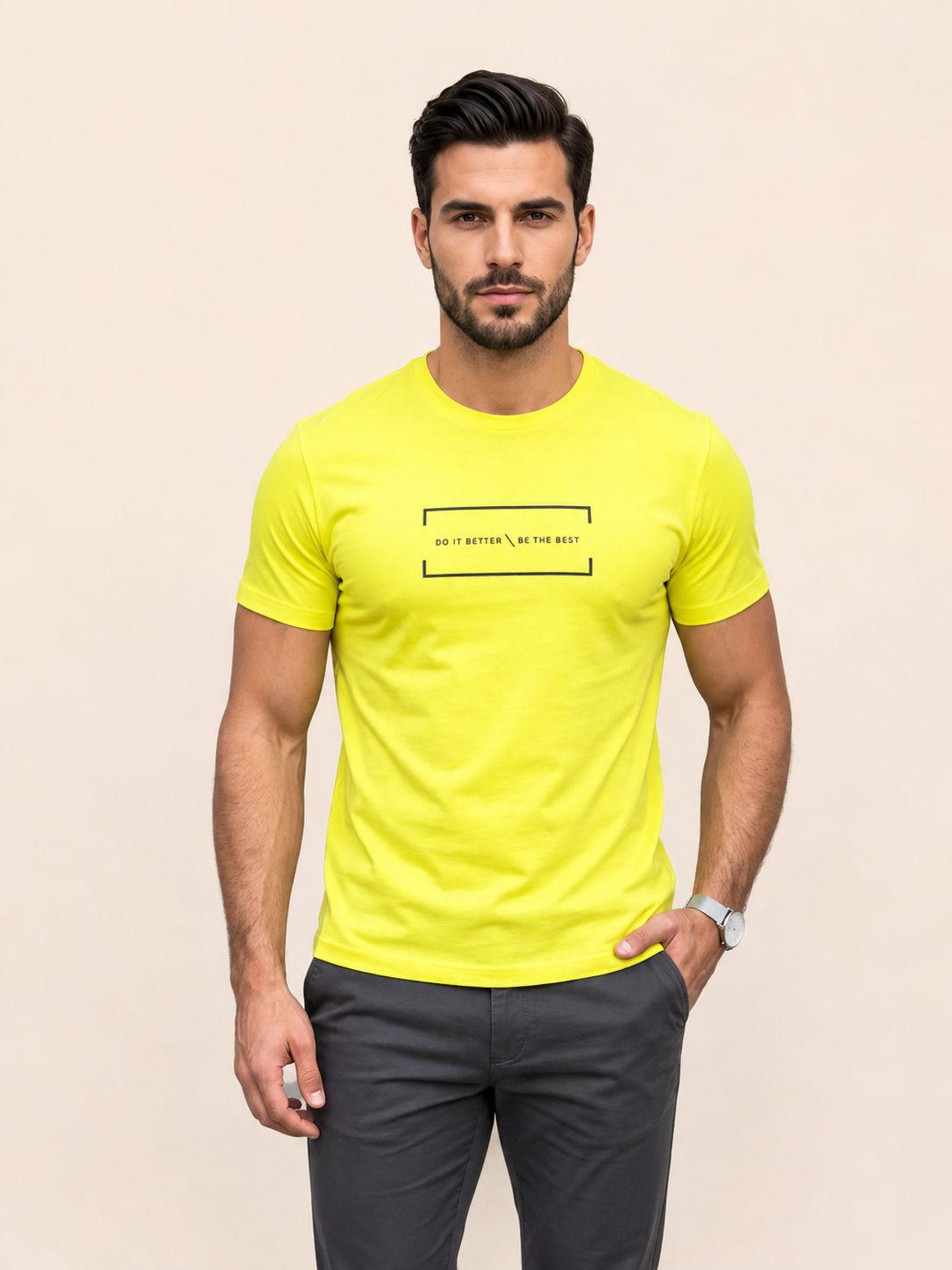 VİGOSS ACTION BASKILI ERKEK T-SHIRT 62629-30010