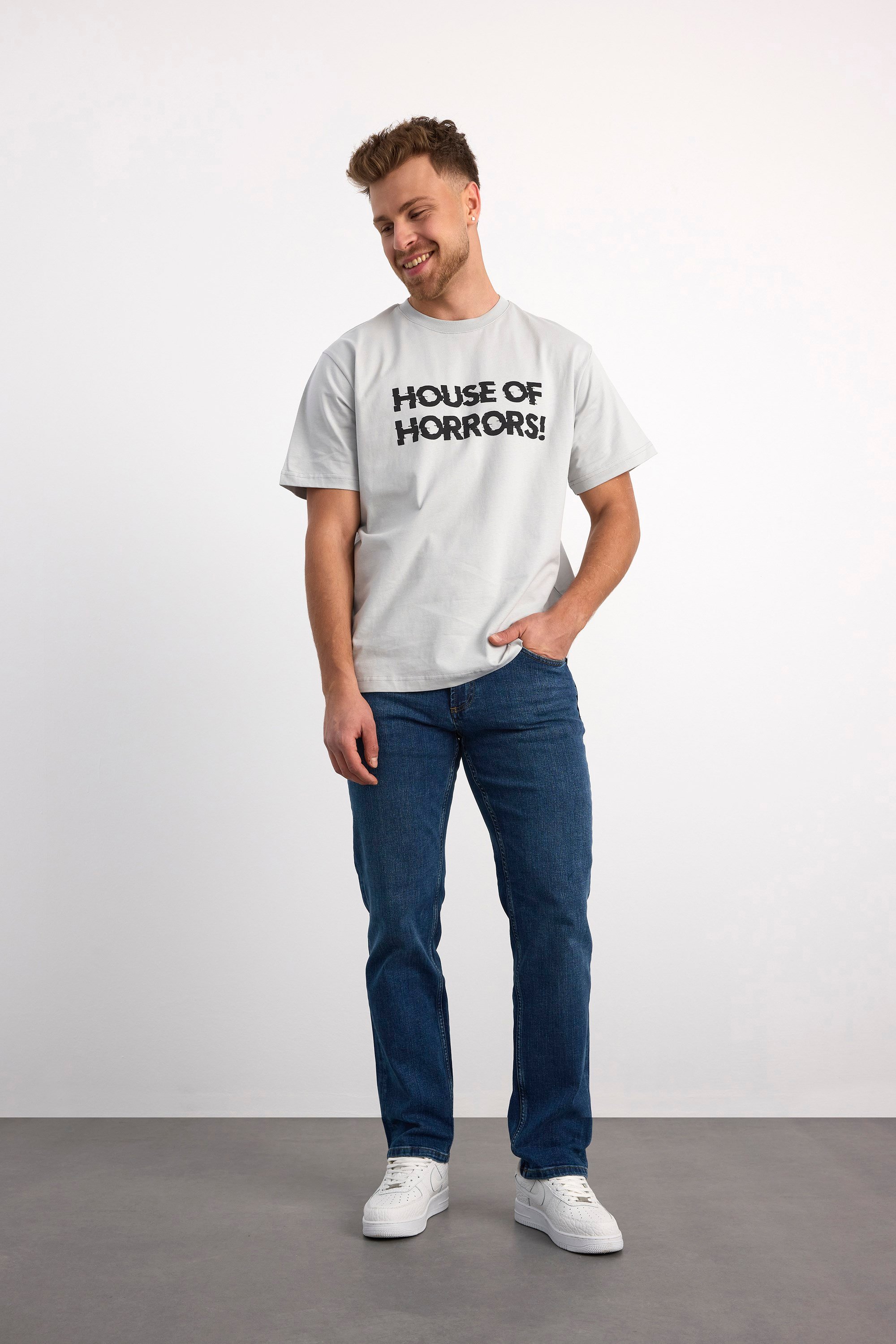 VIGOSS ACTION OVERSIZE BASKILI ERKEK T-SHIRT 63079-30226