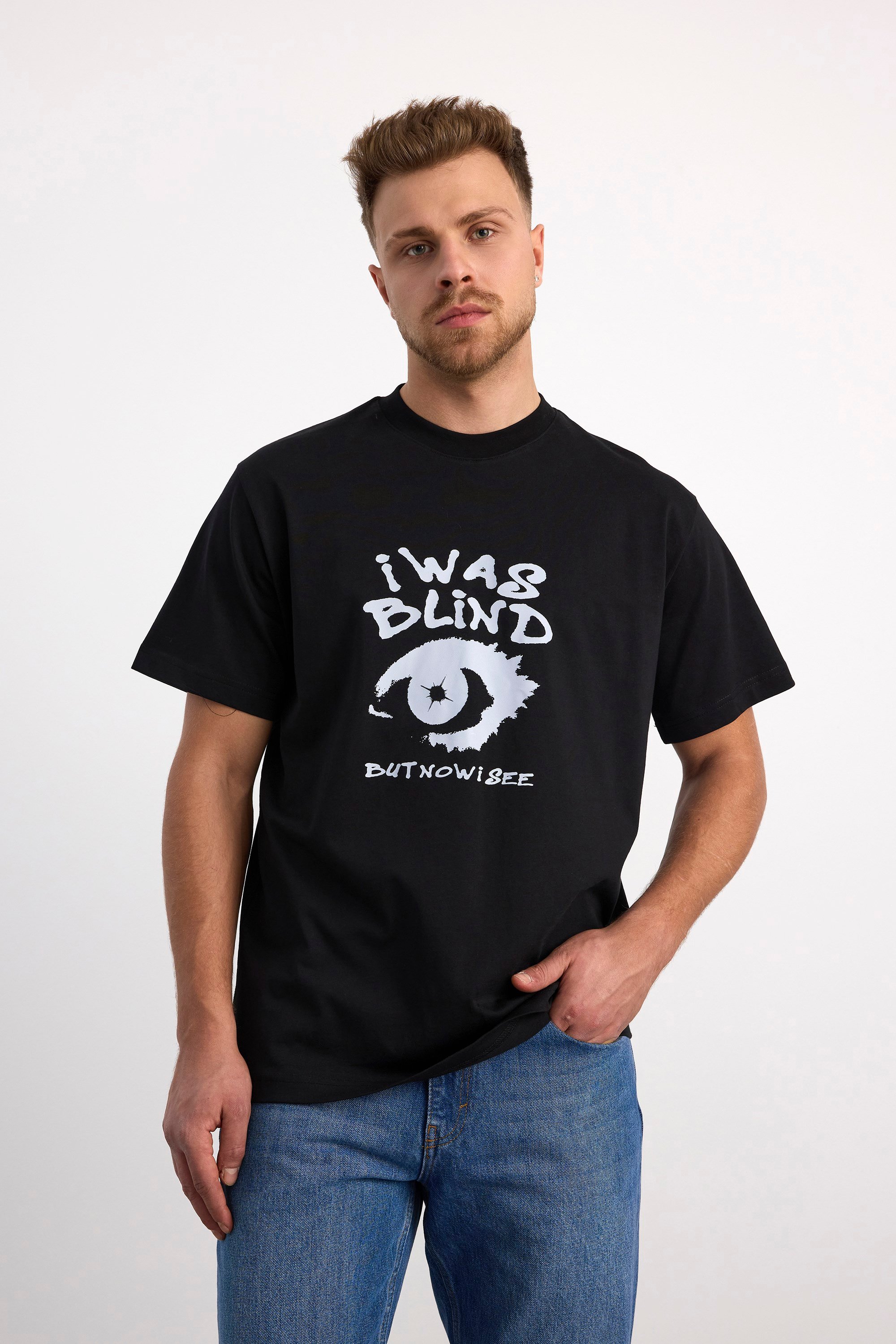 VIGOSS ACTION OVERSIZE BASKILI ERKEK T-SHIRT 63083-30226