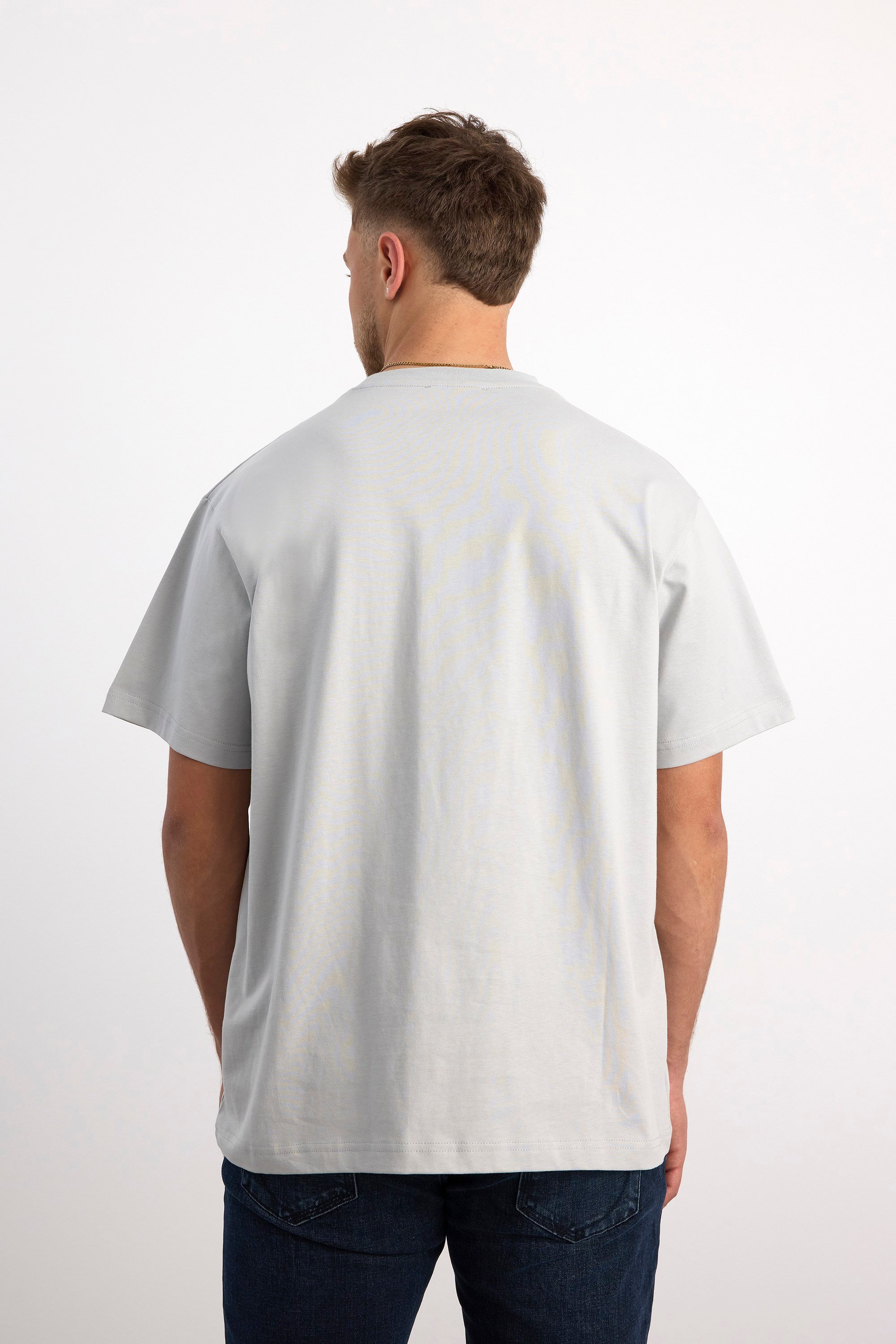 VIGOSS ACTION OVERSIZE BASKILI ERKEK T-SHIRT CEPLİ 63084-30226