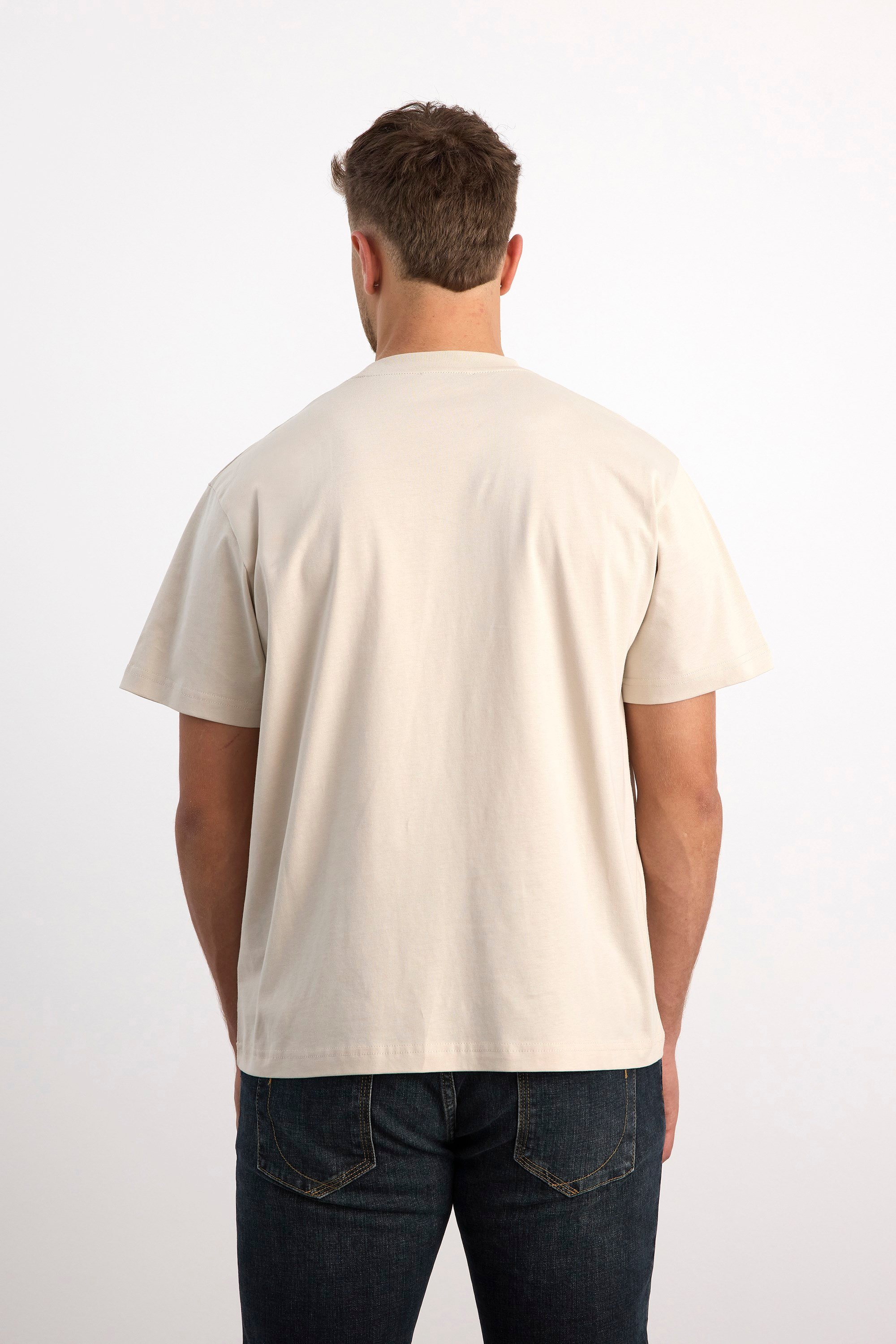 VIGOSS ACTION OVERSIZE BASKILI ERKEK T-SHIRT CEPLİ 63084-30226