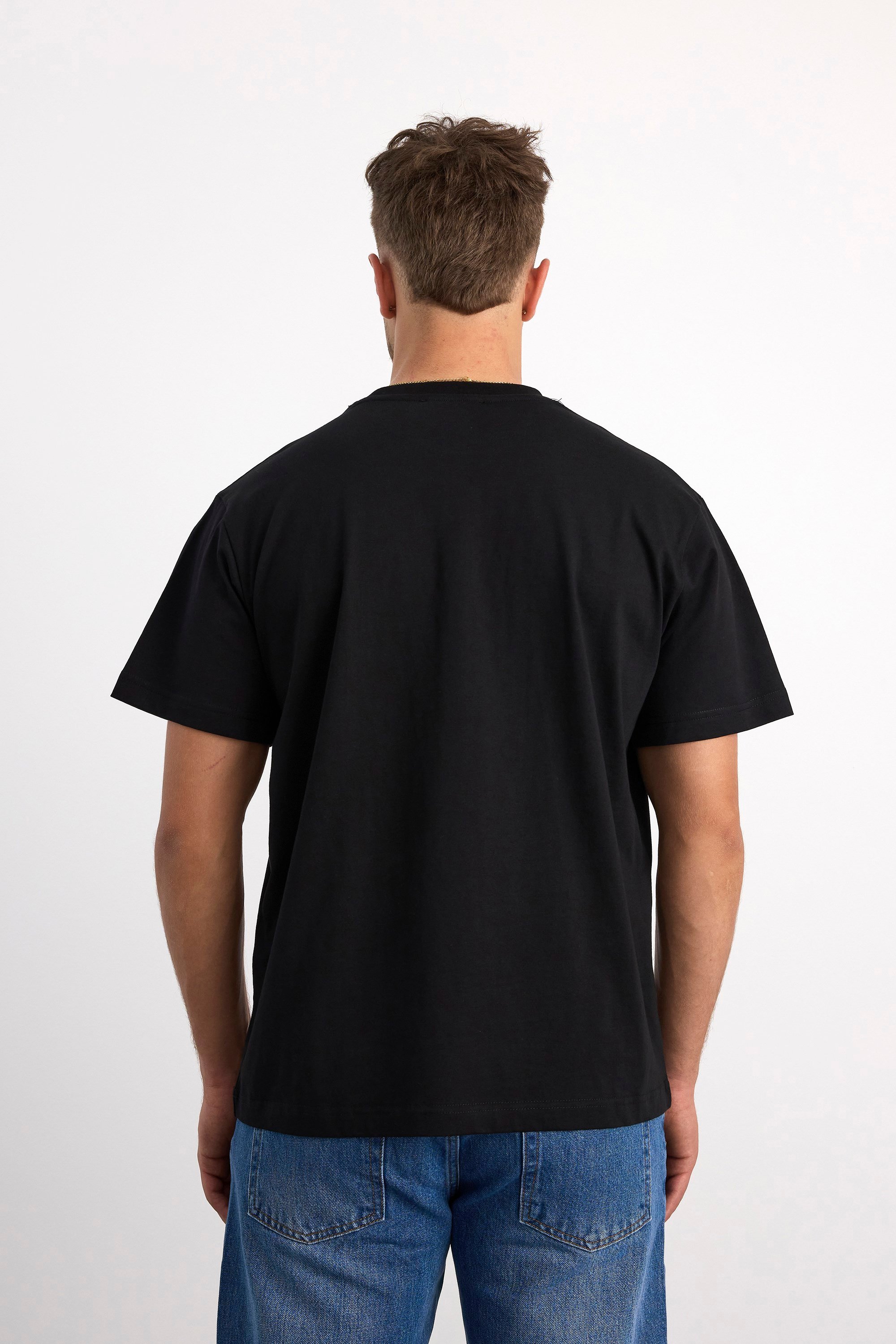 VIGOSS ACTION OVERSIZE BASKILI ERKEK T-SHIRT 63079-30226