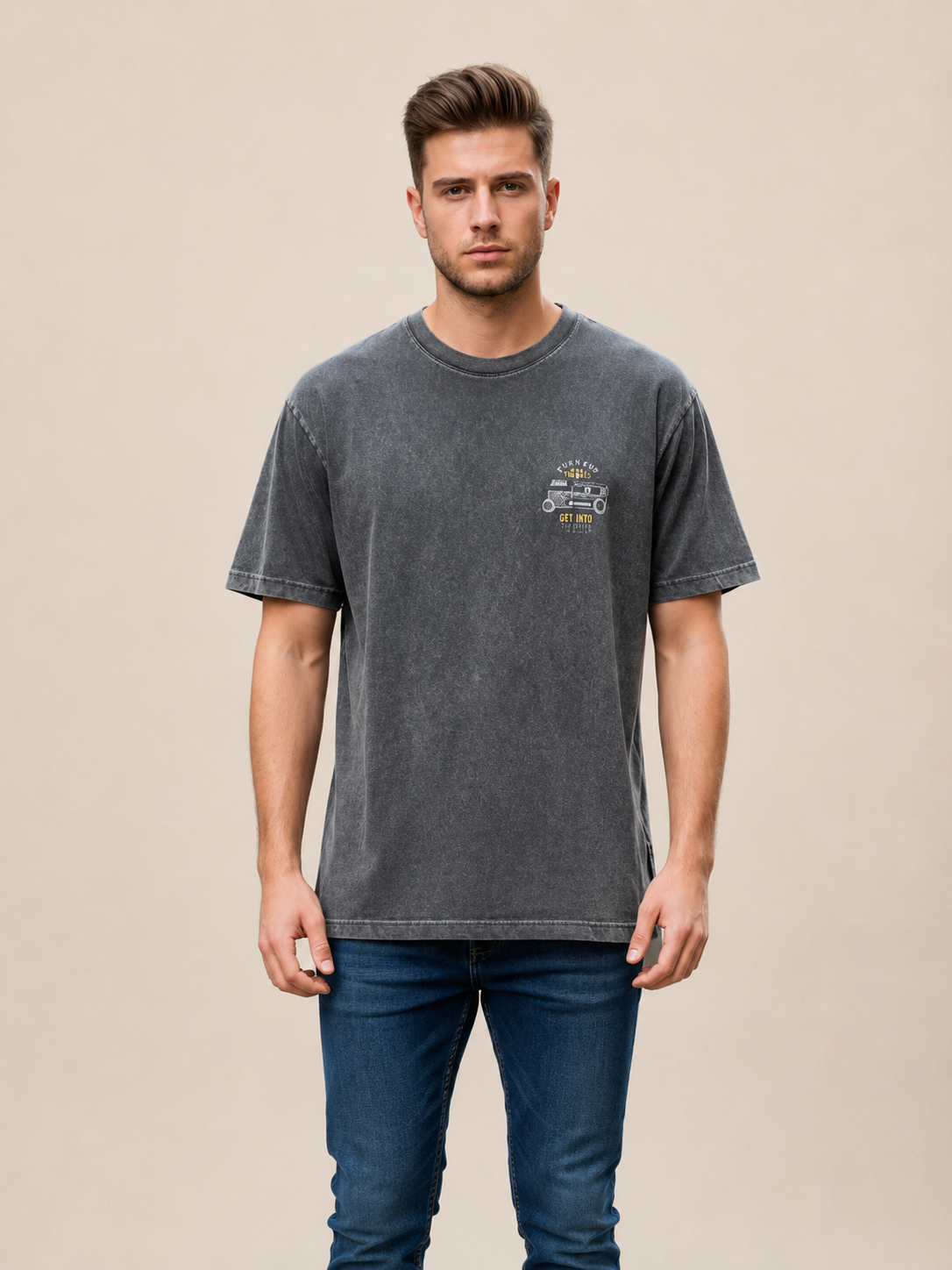 VIGOSS ACTION OVERSIZE ERKEK T-SHIRT PARÇA BOYA 62893-30226