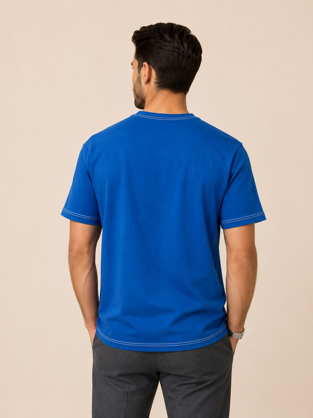 VIGOSS ACTION OWERSIZE BASKILI ERKEK T-SHIRT 62662-03501