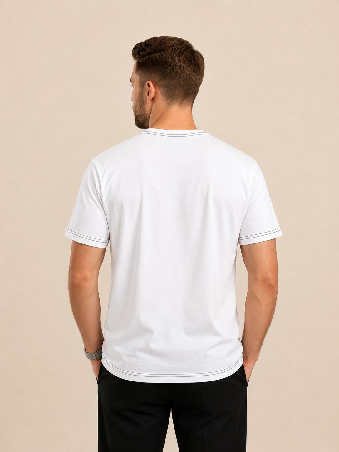 VIGOSS ACTION OWERSIZE BASKILI ERKEK T-SHIRT 62662-03501