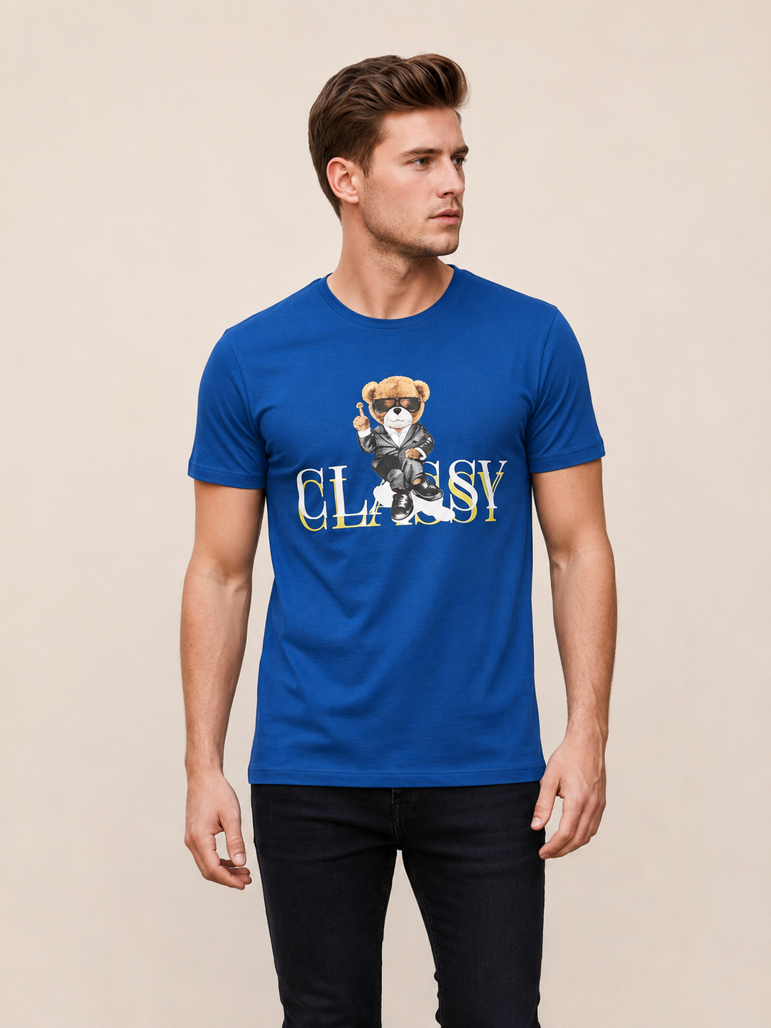 VIGOSS BASKILI  ERKEK OVERSIZE T-SHIRT 62516-30010