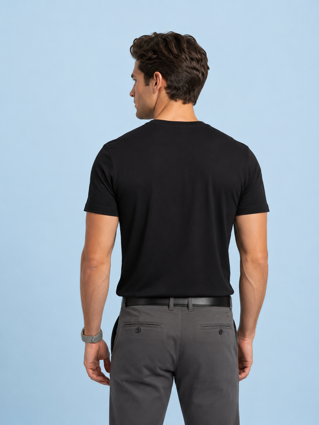 VIGOSS BASKILI FLAMLI ERKEK T-SHIRT 62002-03132
