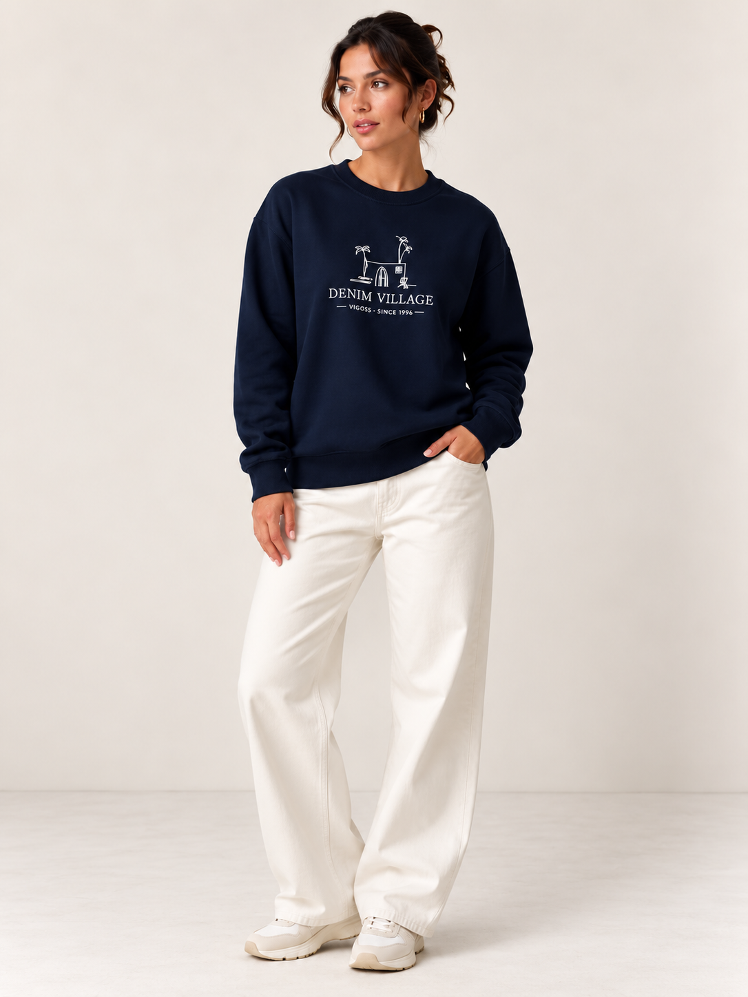 VİGOSS BASKILI  KADIN  SWEATSHIRT 14115-30112