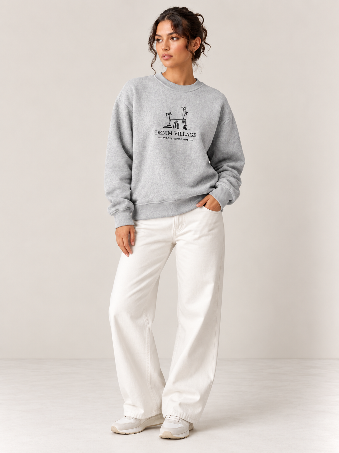 VİGOSS BASKILI  KADIN  SWEATSHIRT 14115-30112
