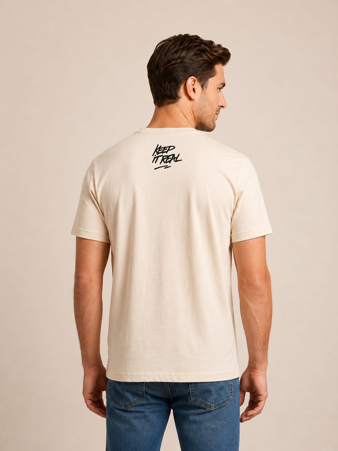 VIGOSS BASKILI OVERSIZE ERKEK T-SHIRT 62536-30010