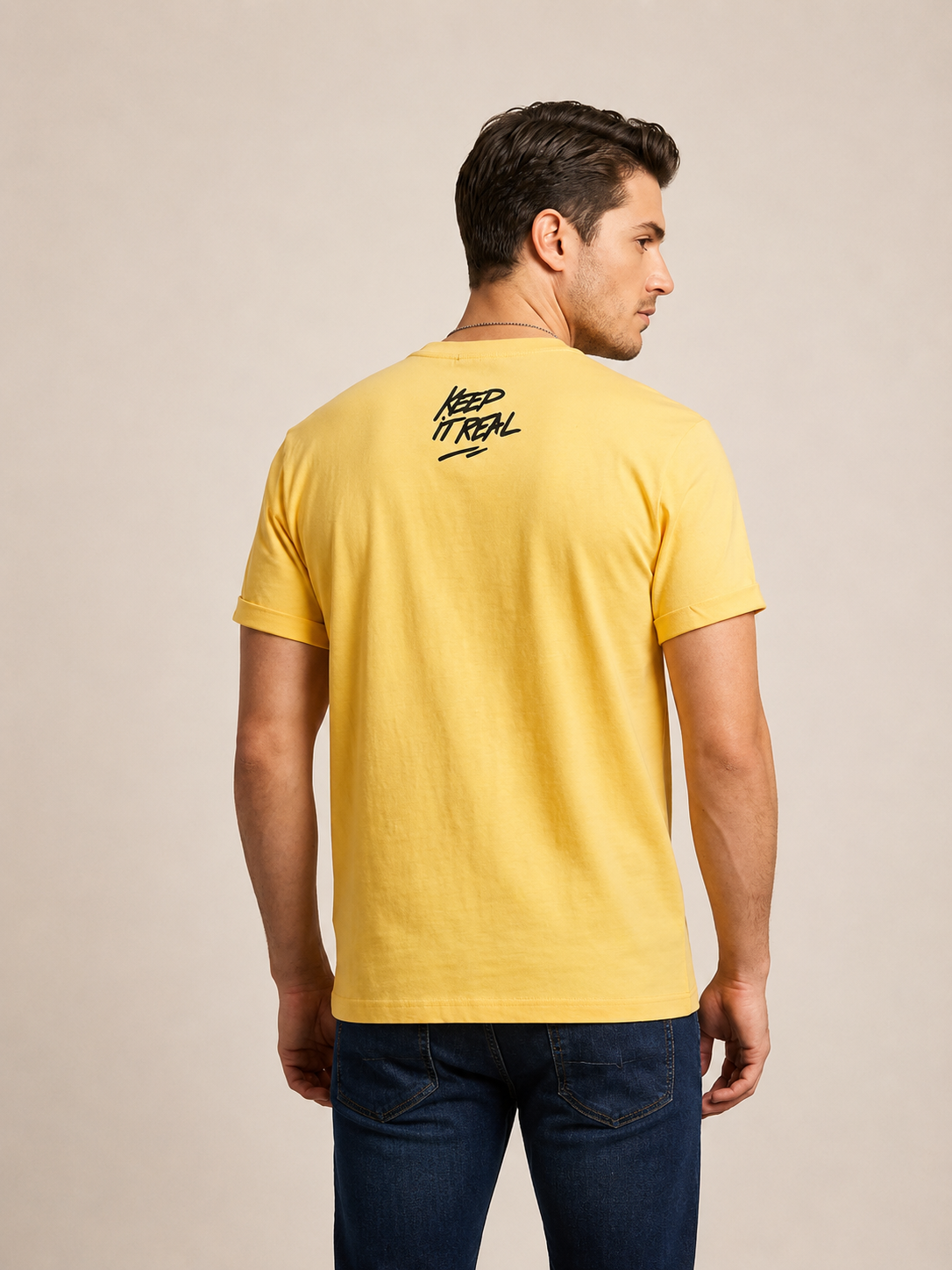 VIGOSS BASKILI OVERSIZE ERKEK T-SHIRT 62536-30010
