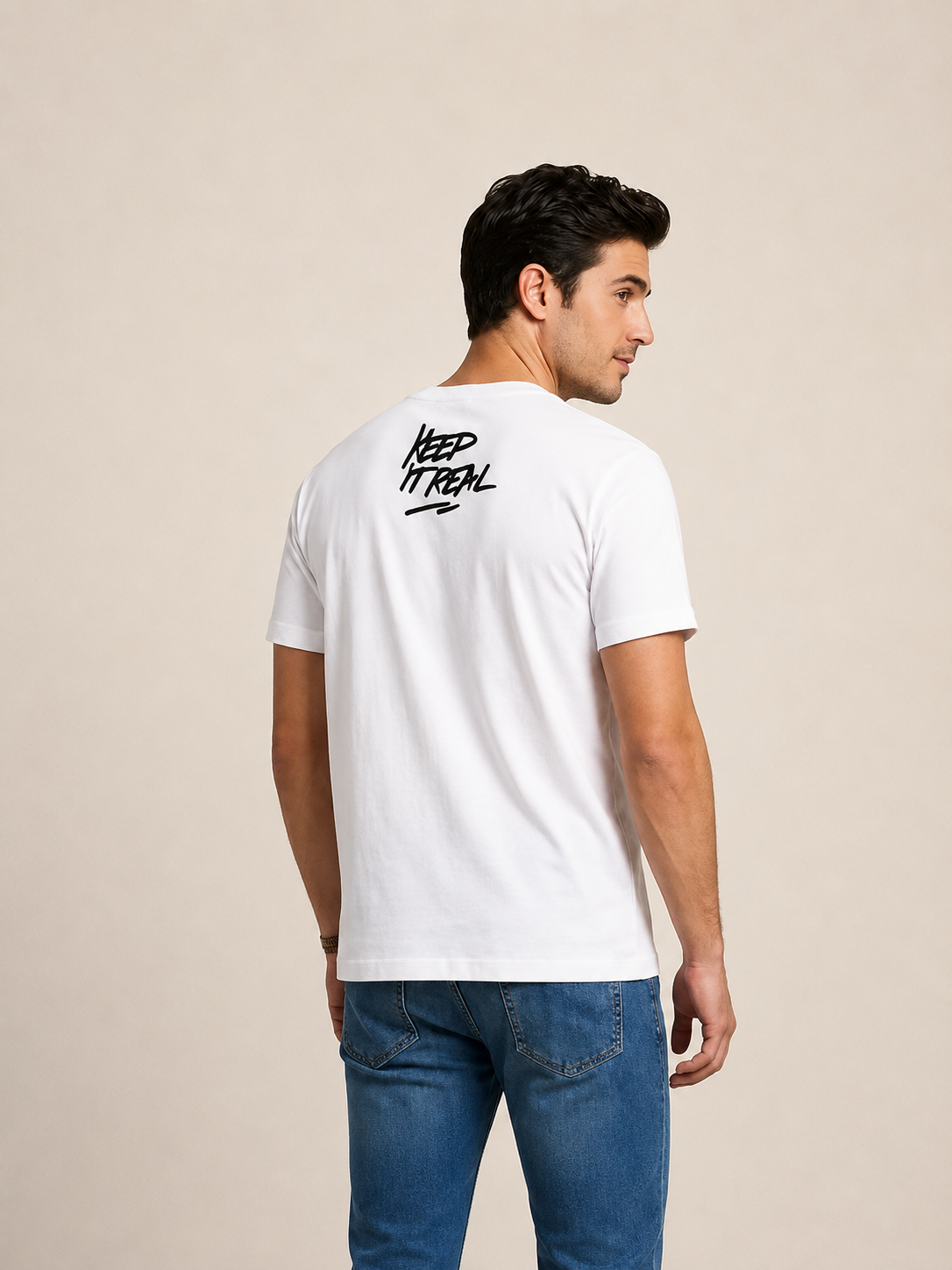 VIGOSS BASKILI OVERSIZE ERKEK T-SHIRT 62536-30010
