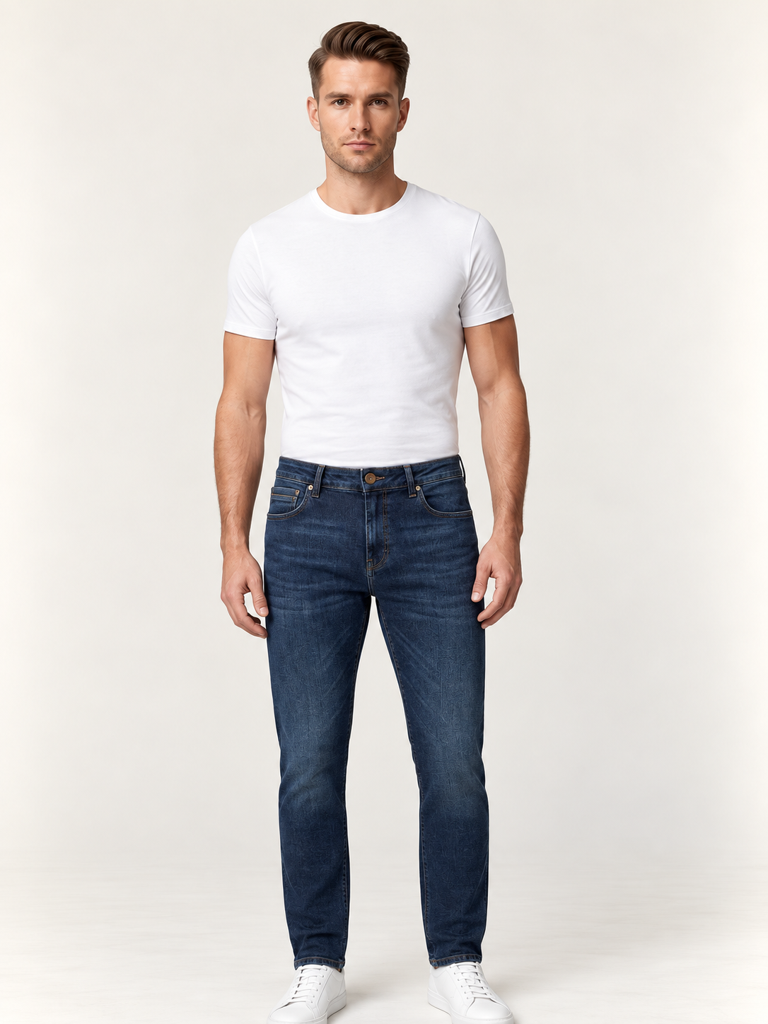VIGOSS ERKEK COMFORD FİT MID RISE SLİM LEG DENİM PANTOLON 73518-73619