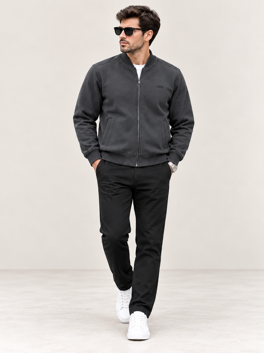 VİGOSS  ERKEK FERM. BOMBER SWEAT 63183-30364