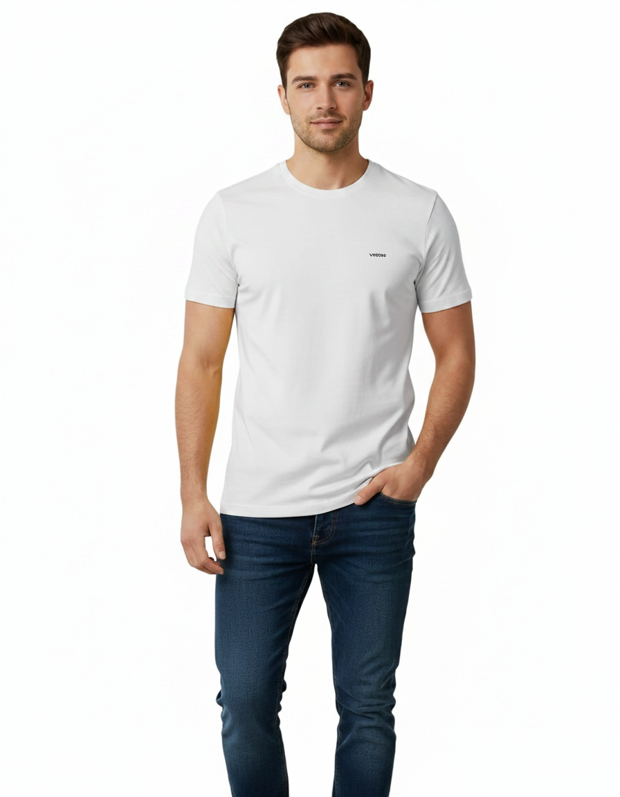 VİGOSS ERKEK O YAKA BASIC T-SHIRT 3124-03370