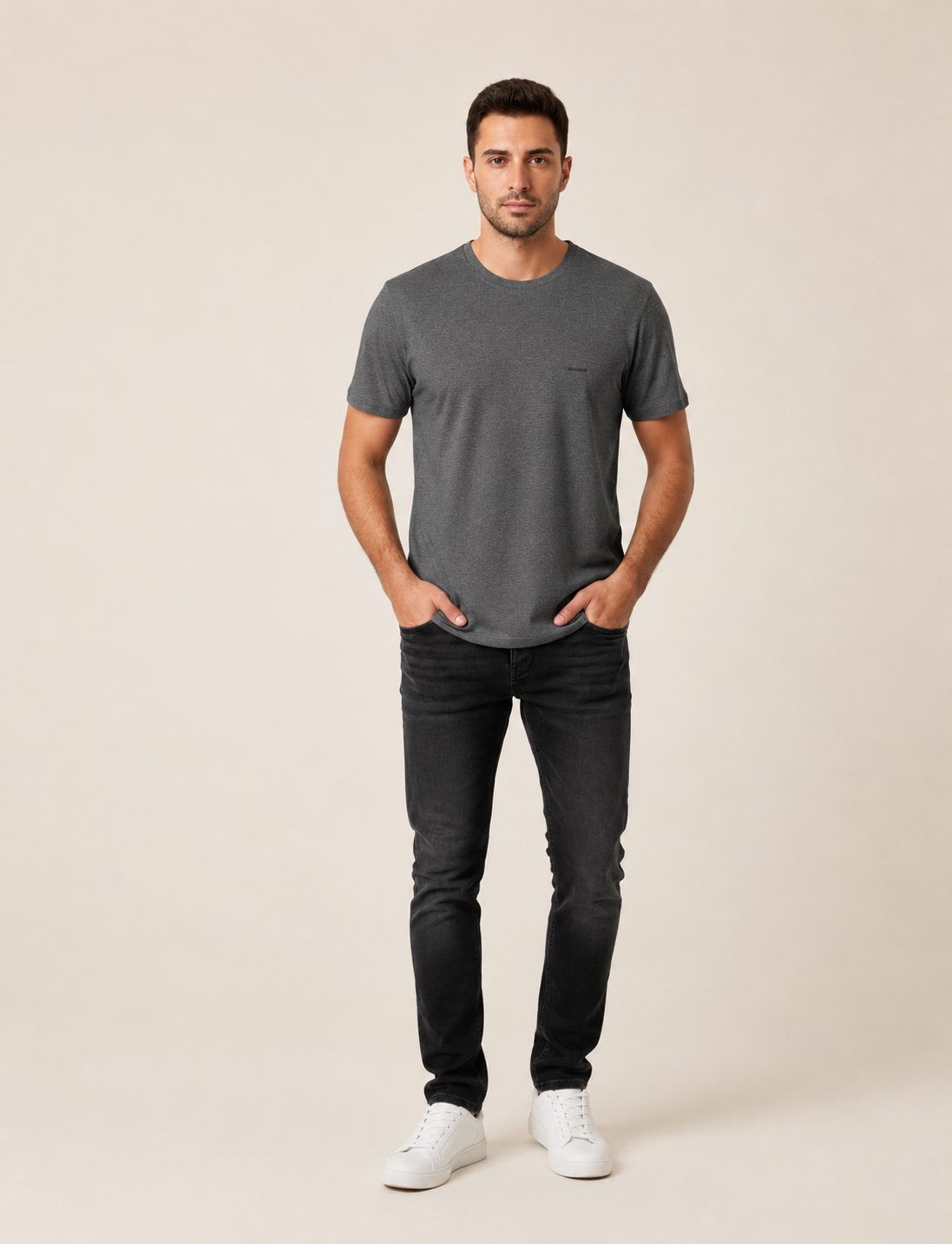 VİGOSS ERKEK O YAKA BASIC T-SHIRT 3124-03370