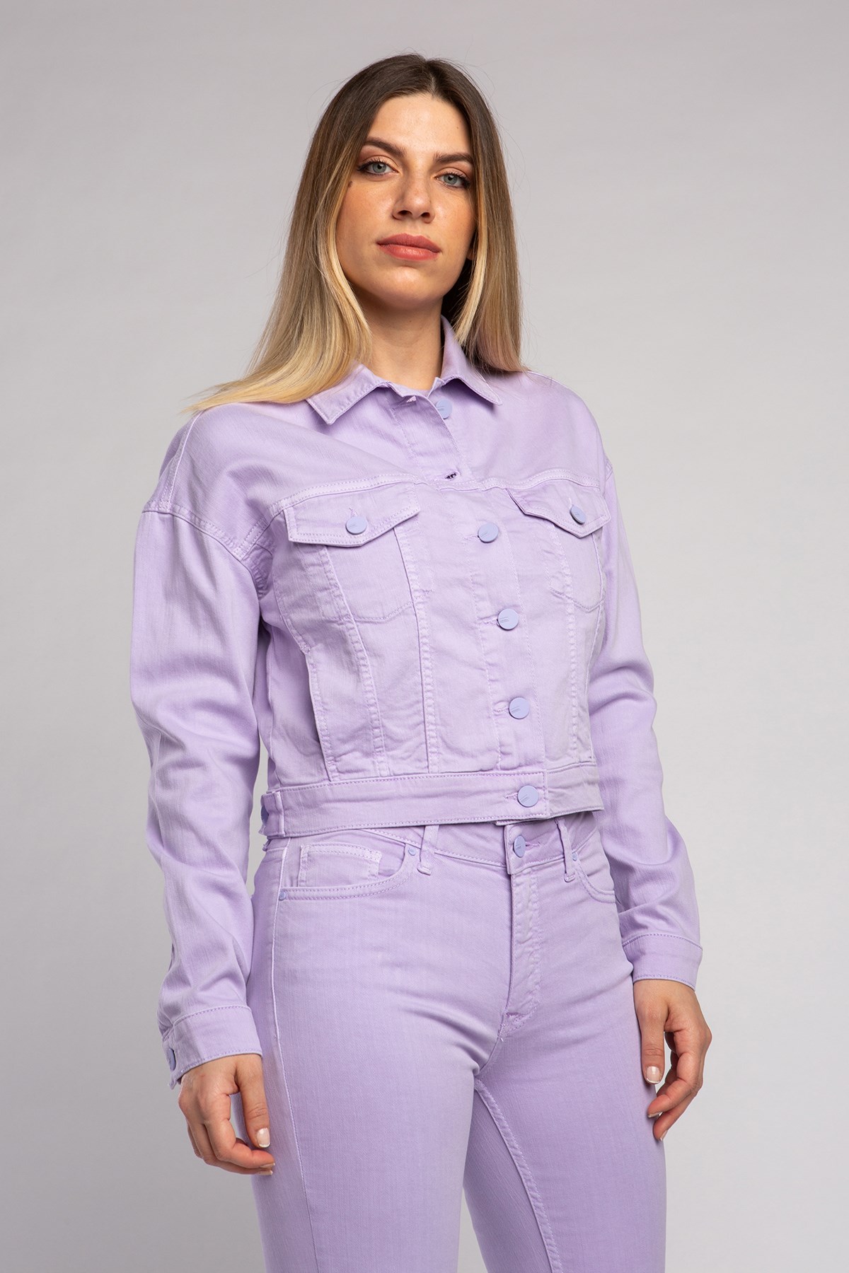 VİGOSS KADIN BASIC NON DENİM CEKET S-46560-70046