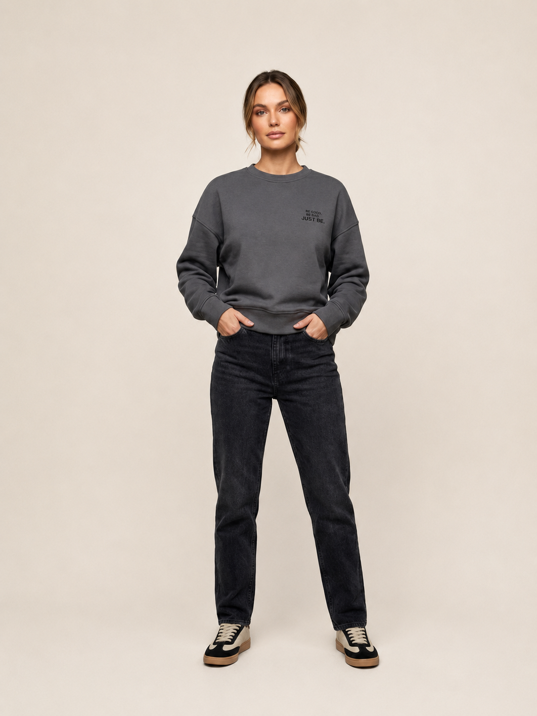 VIGOSS  KADIN OVERSIE  SWEATSHIRT 13929-30207