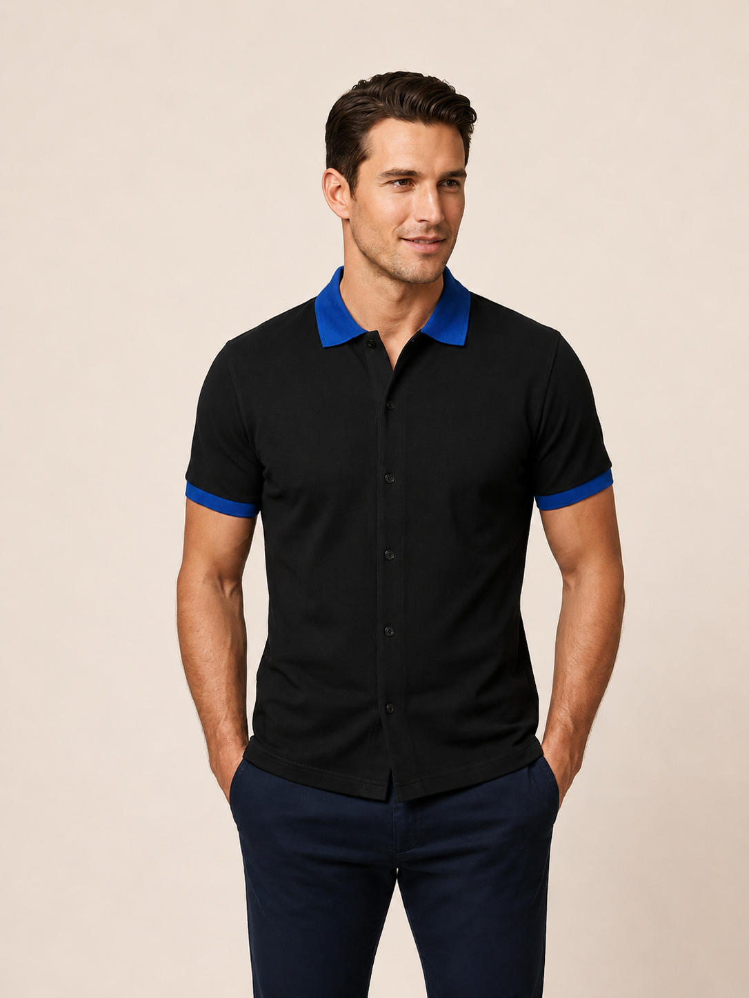 VİGOSS NAKIŞLI POLO T-SHIRT 62529-3618