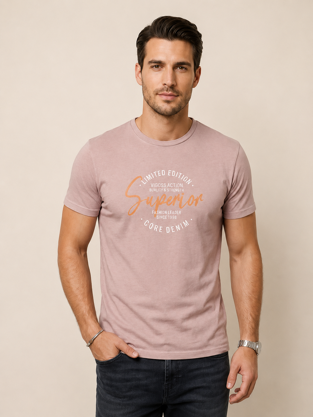 VOGOSS ACTION BASKILI ERKEK T-SHIRT 62498-30010