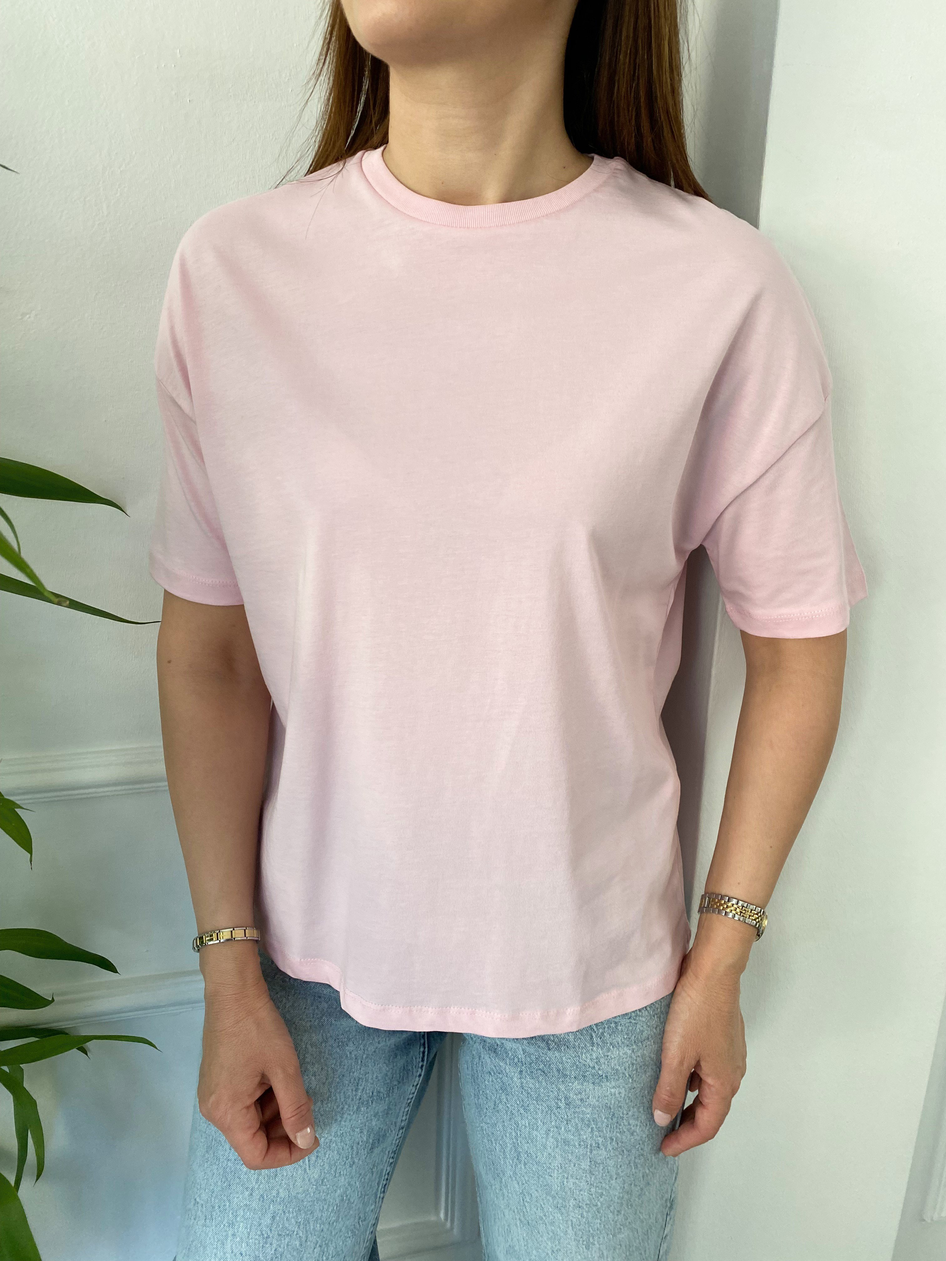 Basic Tişort Pembe