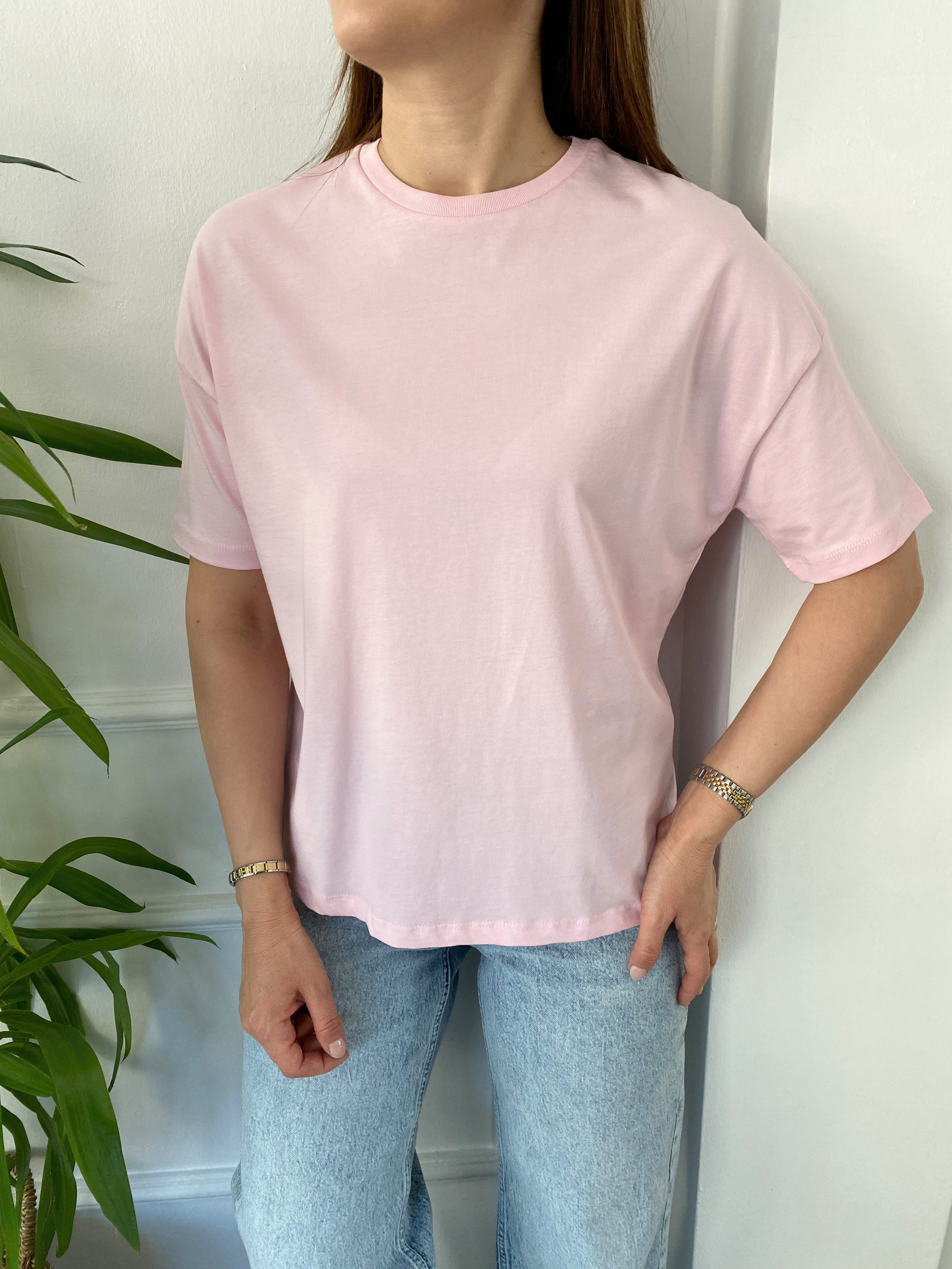 Basic Tişort Pembe