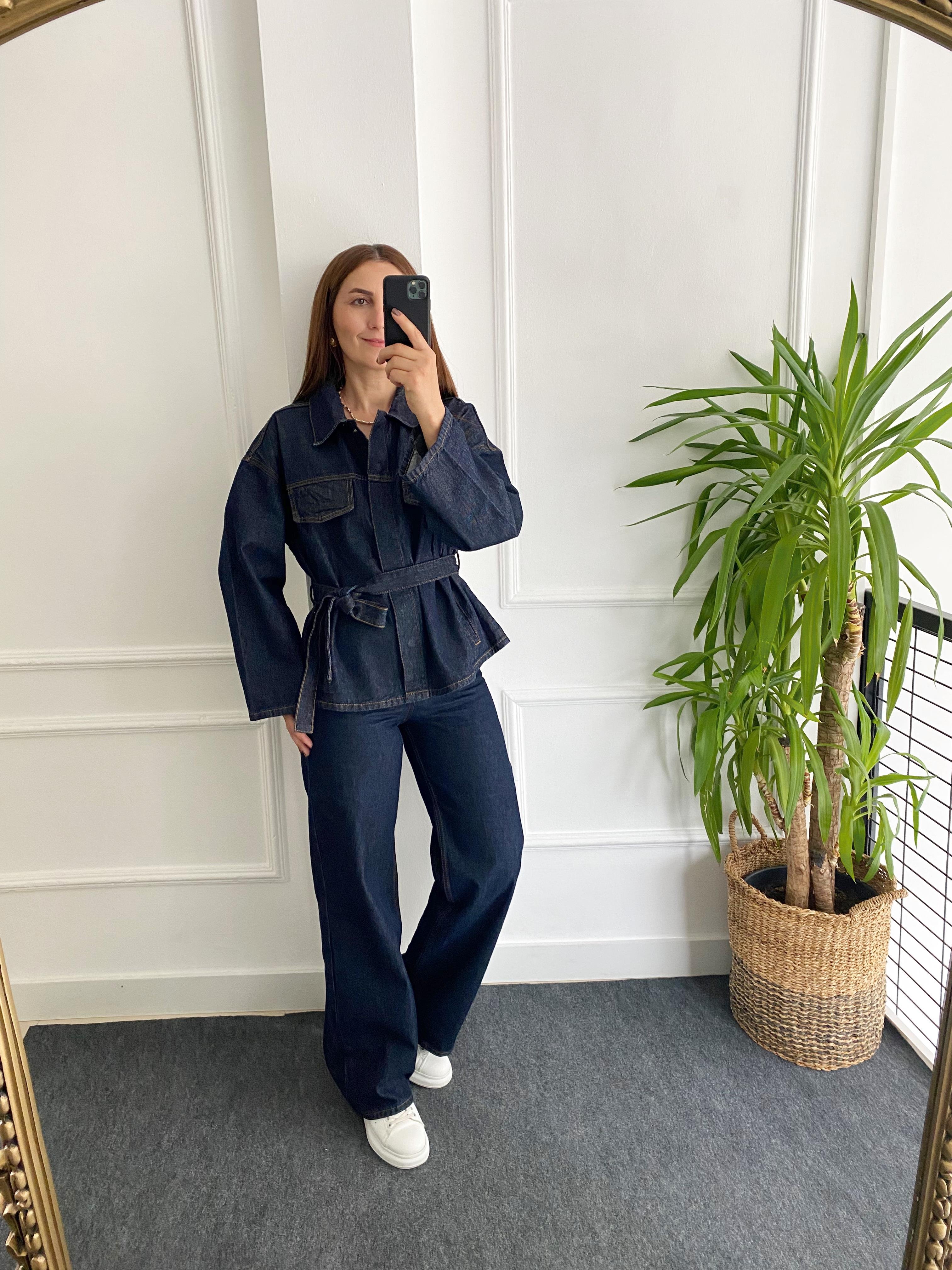 Denim Pantolon Lacivert