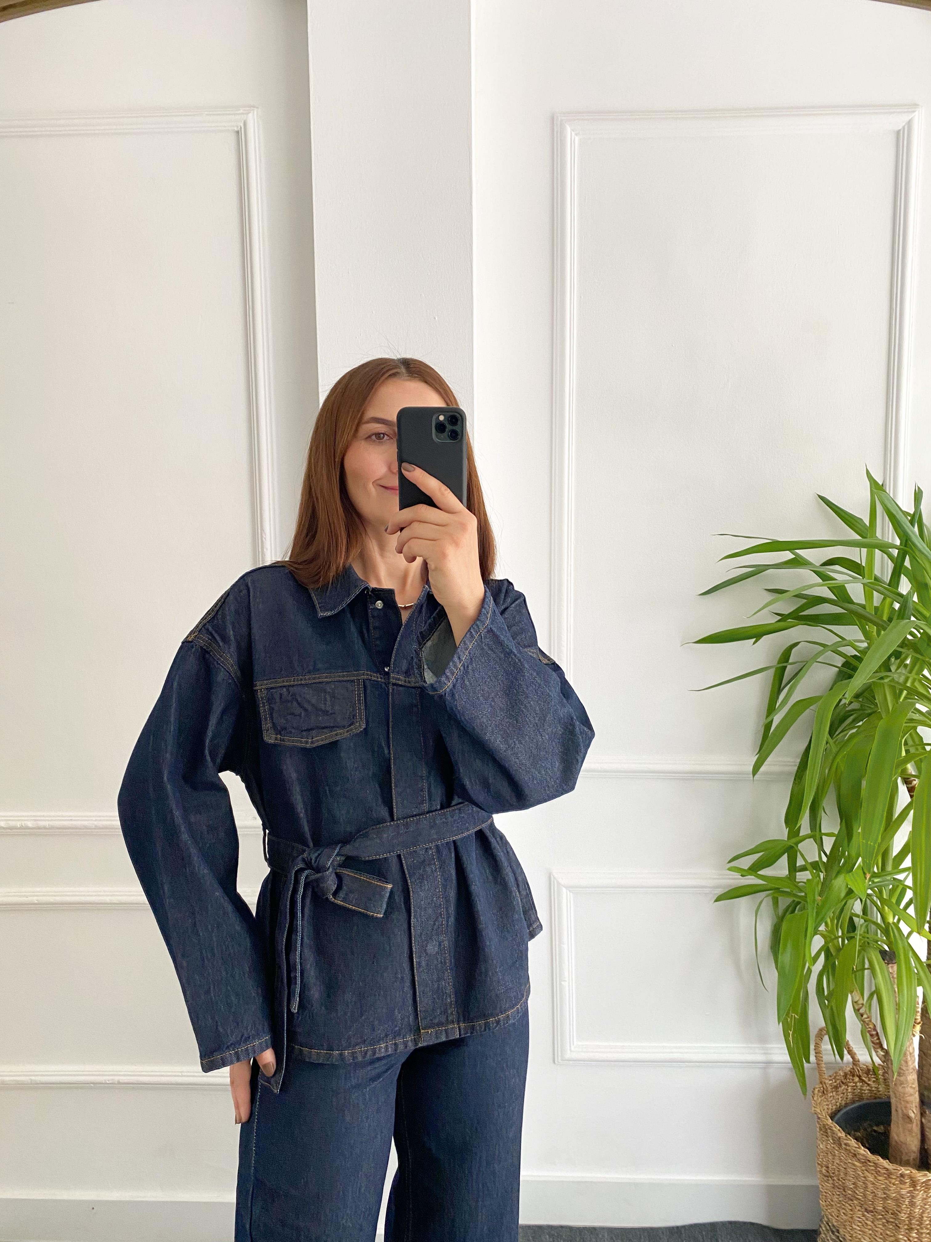 Denim Pantolon Lacivert
