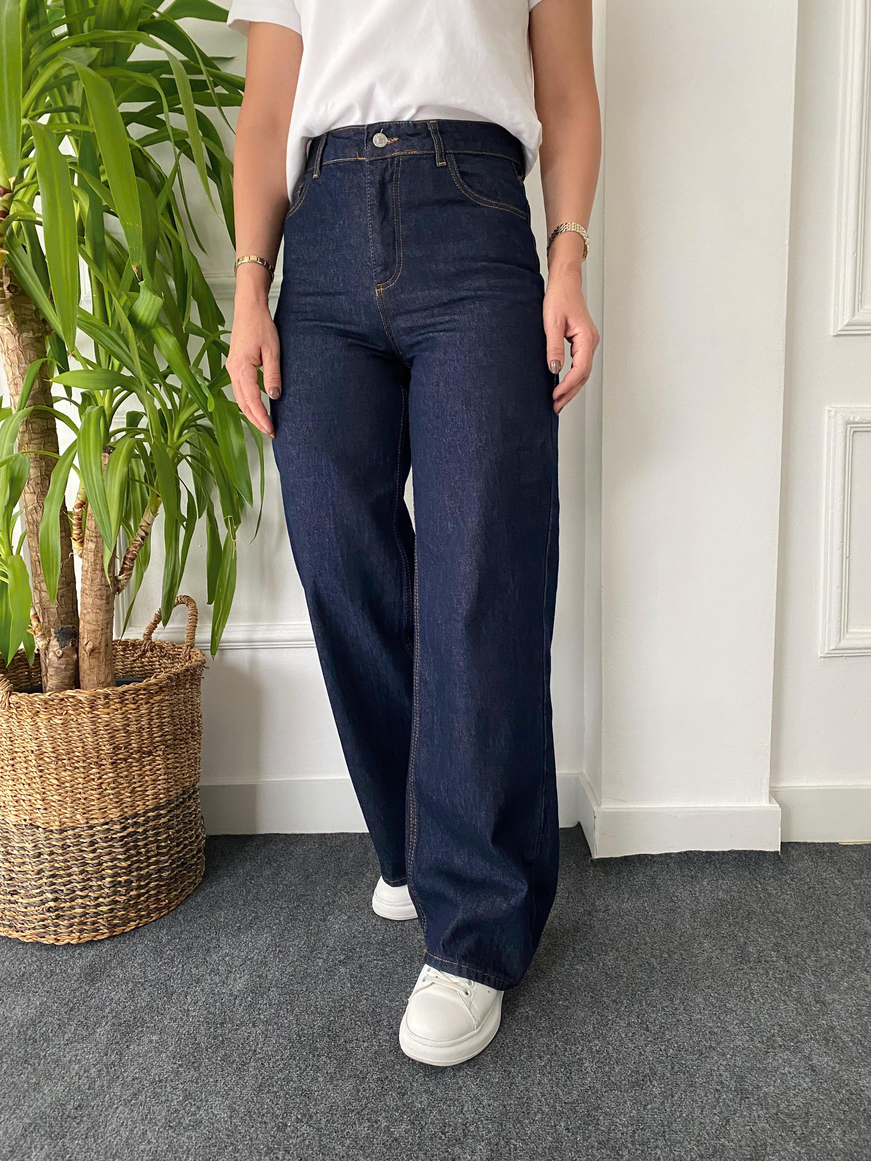 Denim Pantolon Lacivert