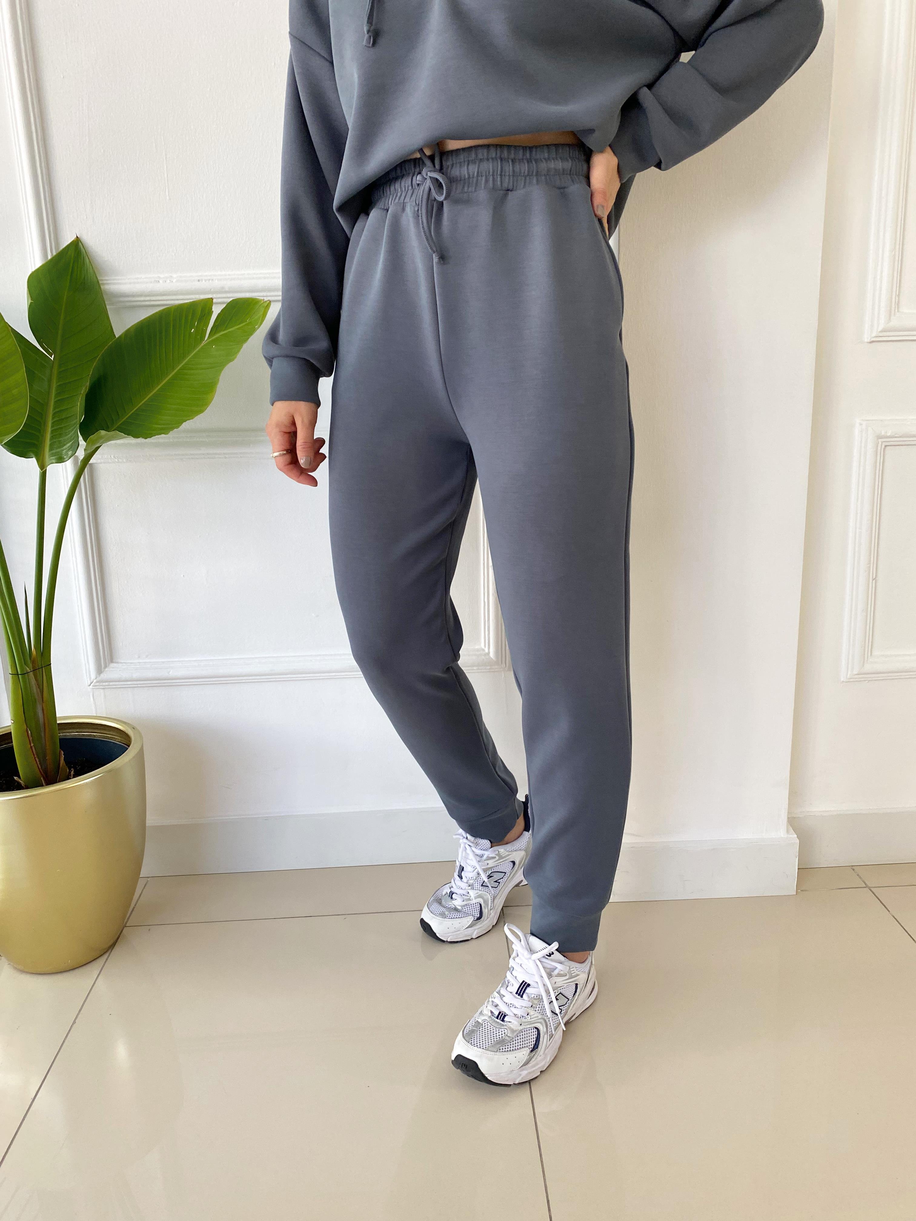 Modal Jogger Eşofman Altı Gri