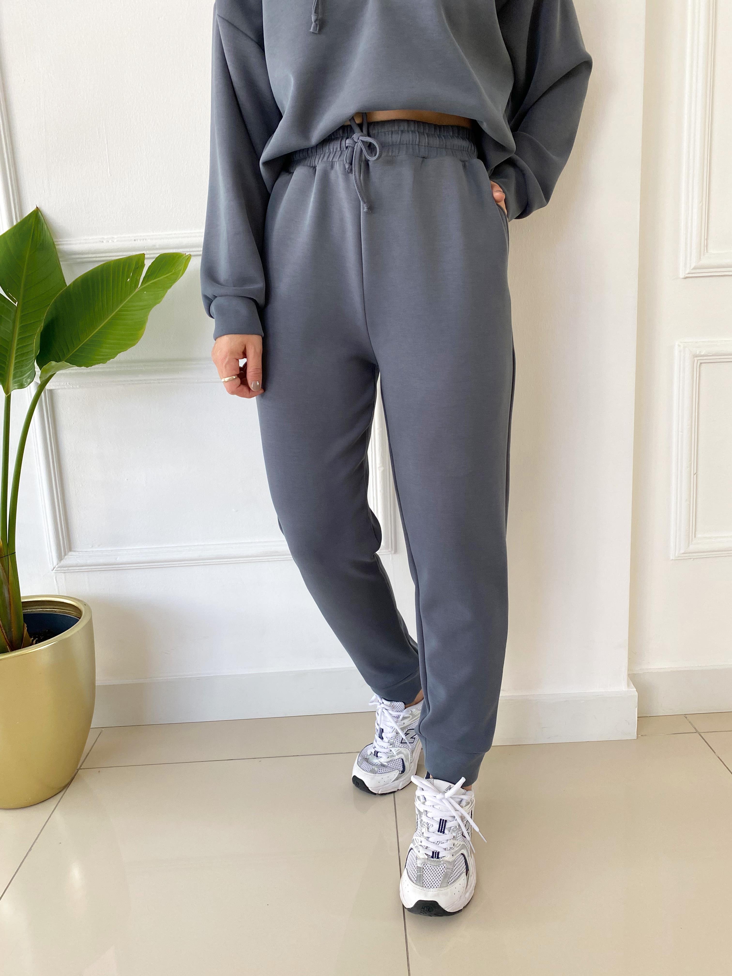 Modal Jogger Eşofman Altı Gri