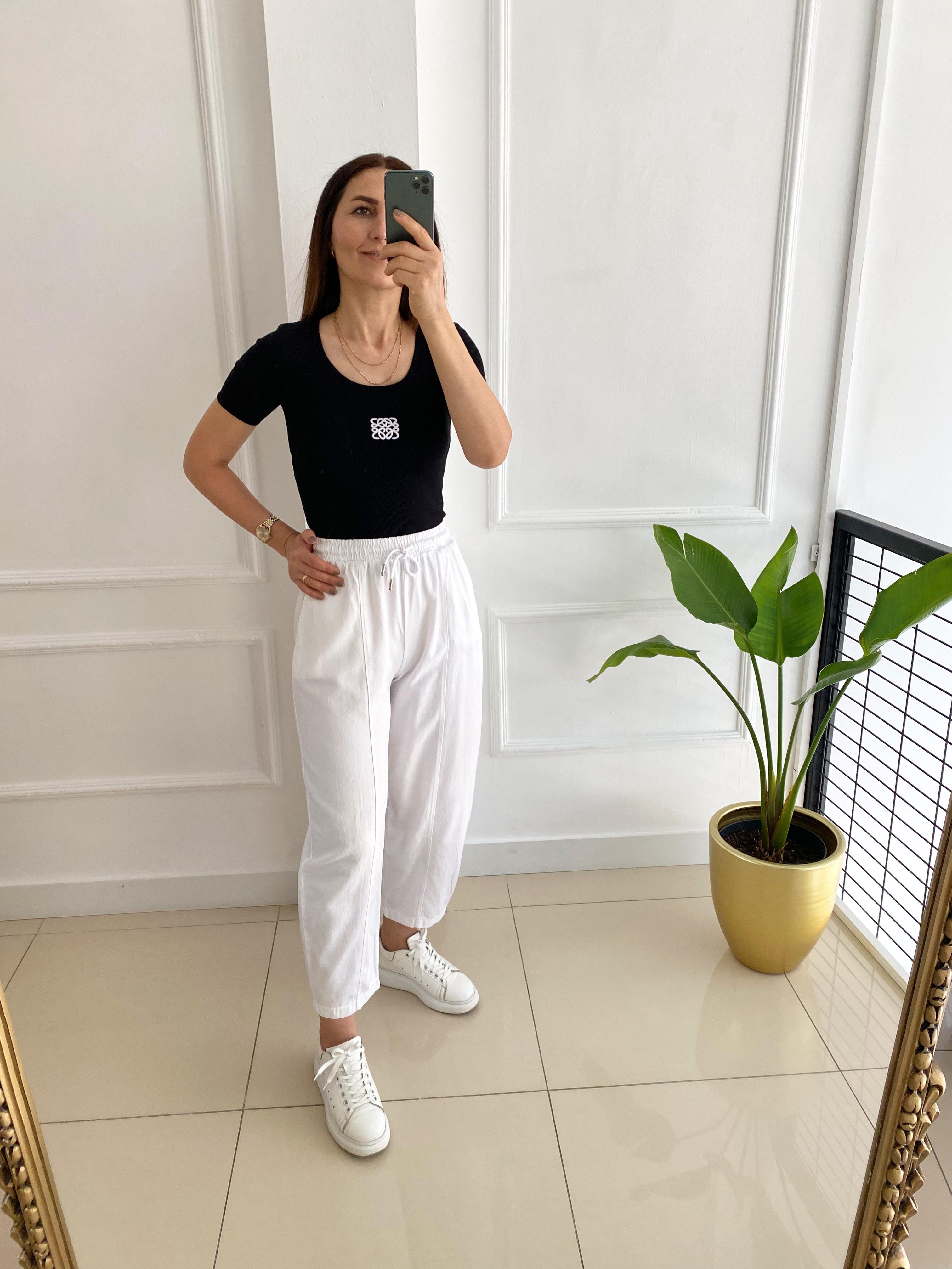 Nakışlı Fitilli Body Siyah