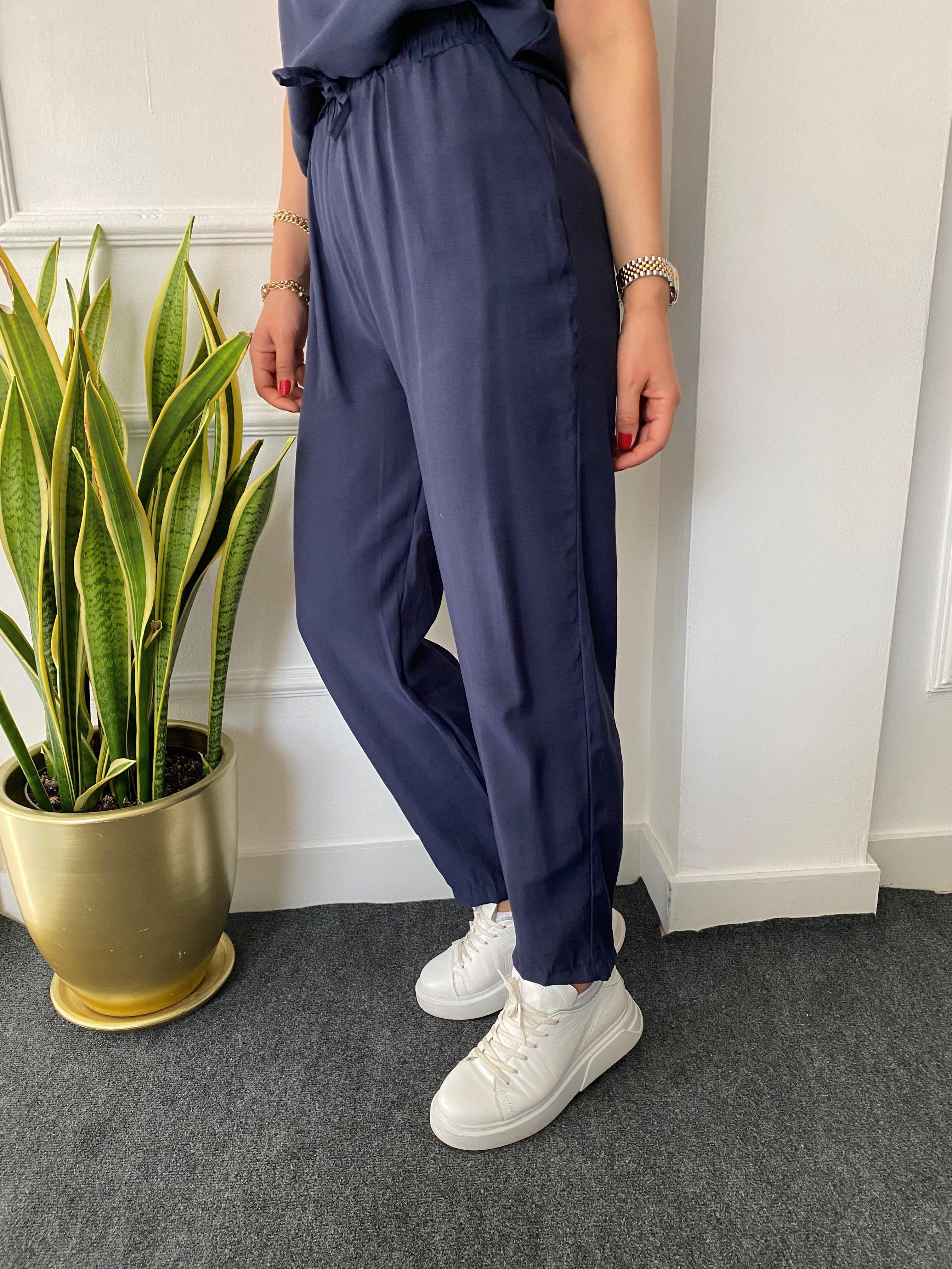 Orj.Marka Tensel Kalın Askılı Takım Lacivert