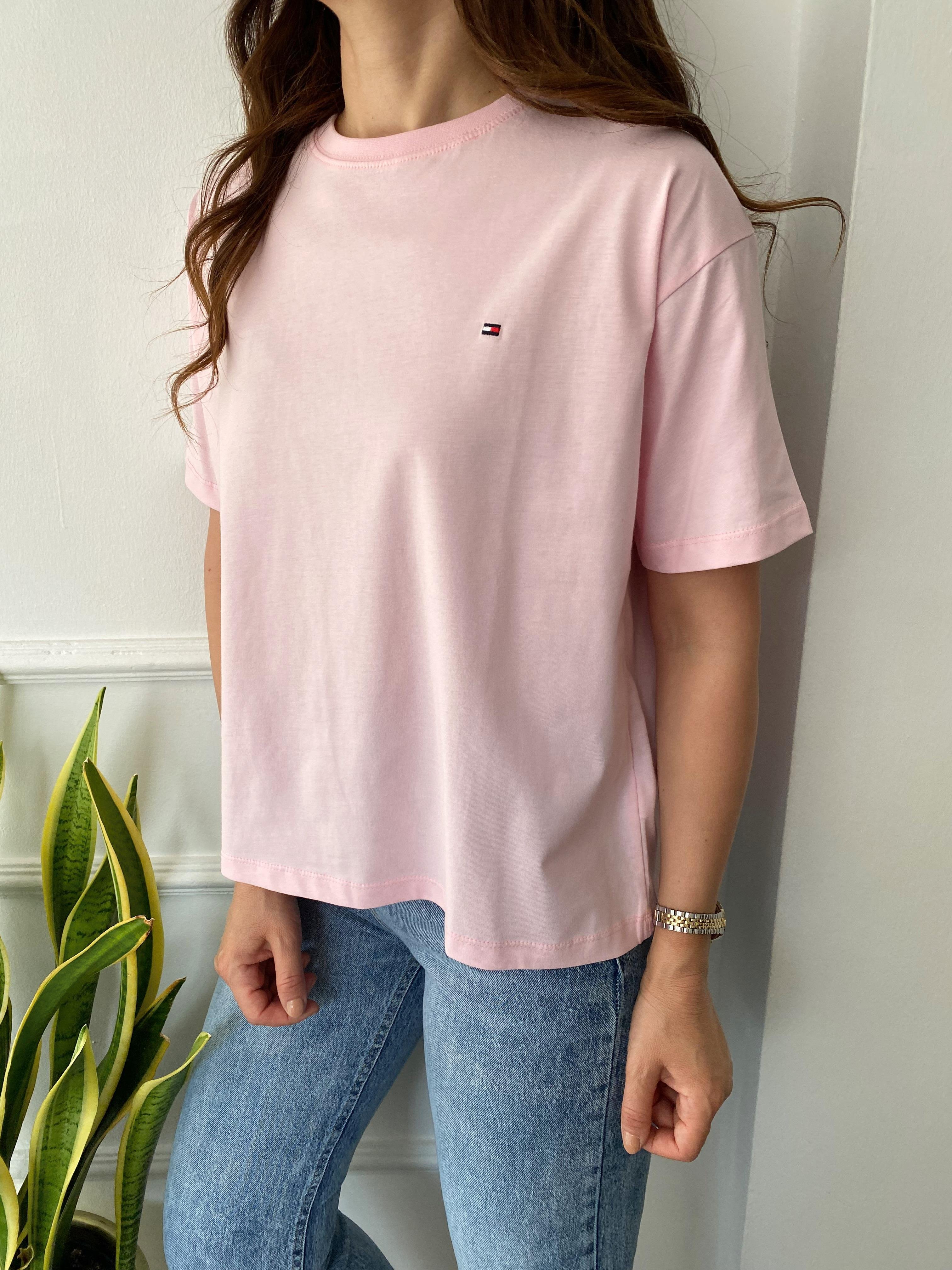 Orj. Marka Basic Tişort Pembe