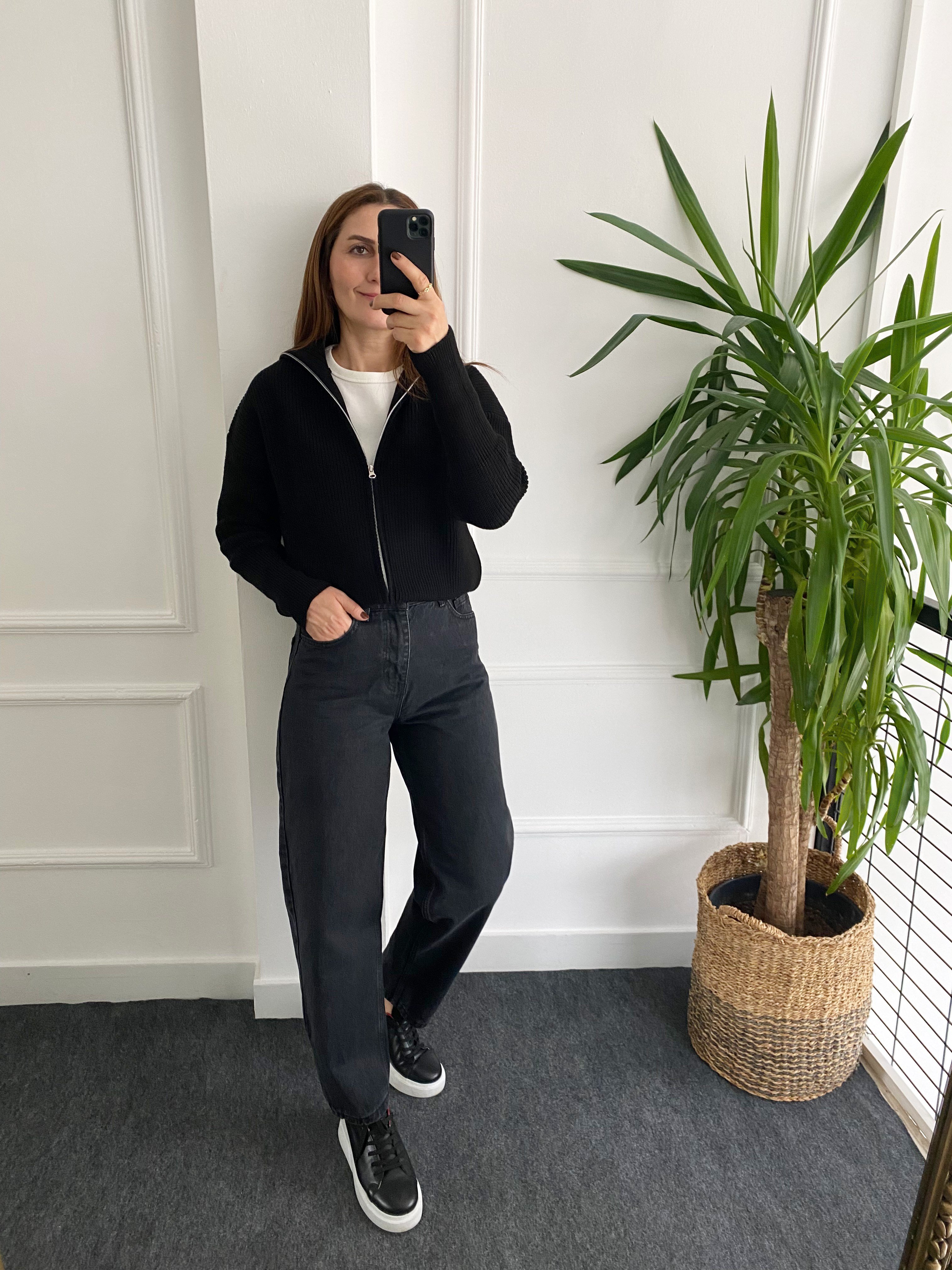 Orj. Marka Balon Fit Jean Füme