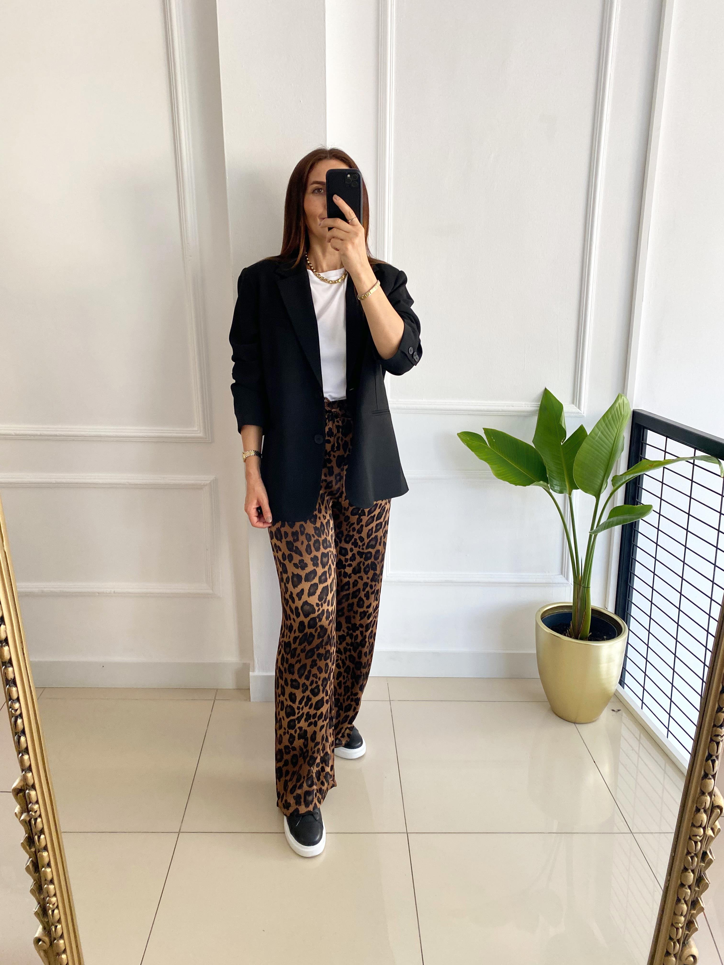 Owersize Blazer Ceket Siyah