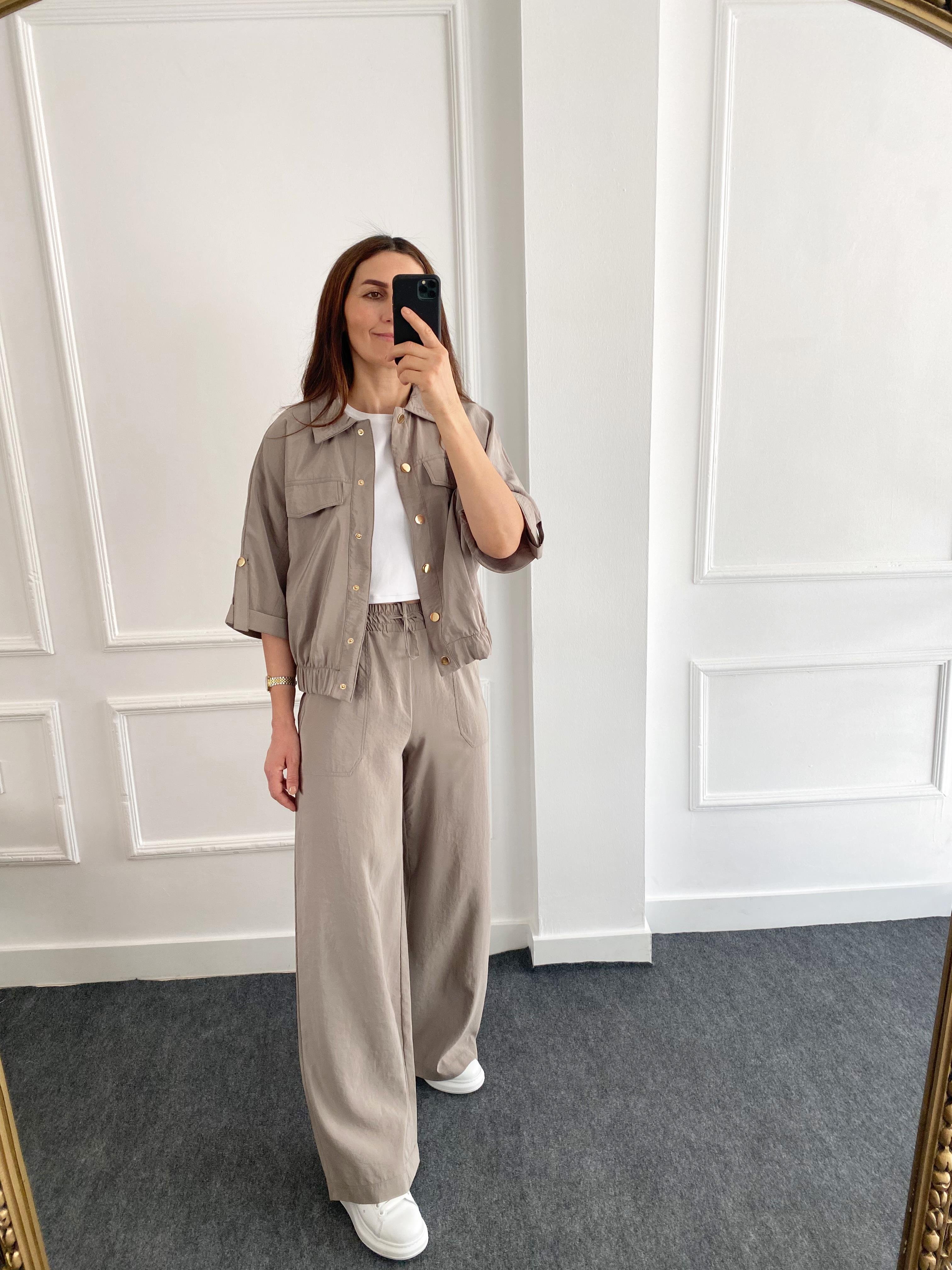 Yarasa Kol Ceket Olive