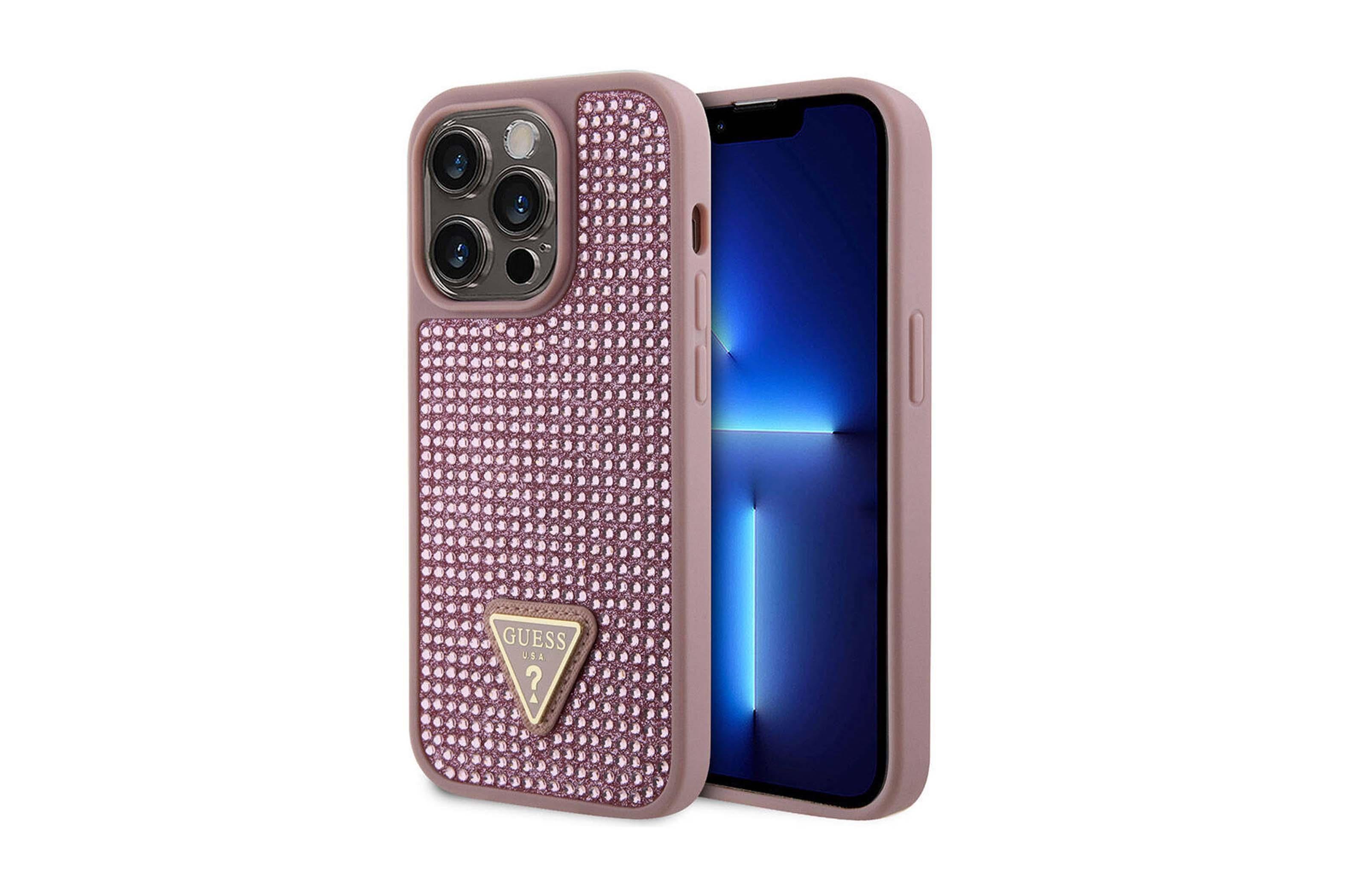 GUESS RHINESTONE TRIANGLE IPHONE 15 P MAX KILIF