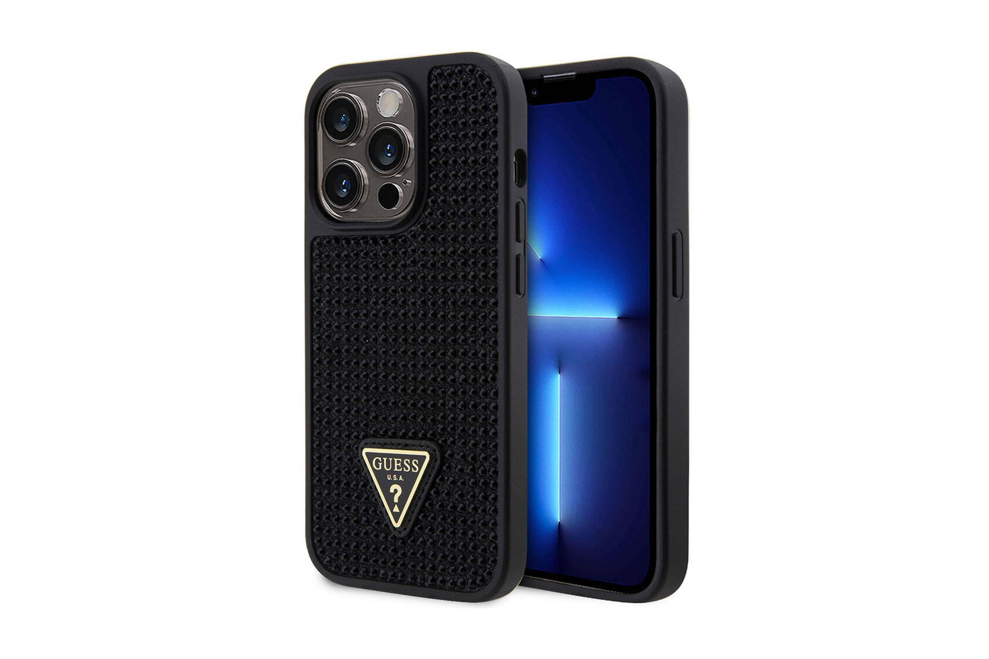 GUESS RHINESTONE TRIANGLE IPHONE 15 P MAX KILIF