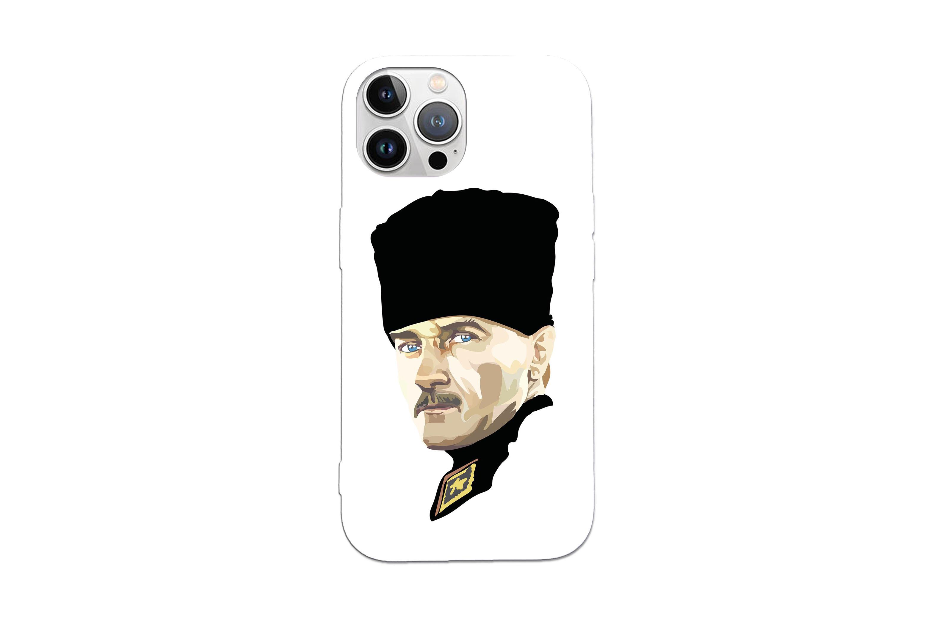iPHONE ATATÜRK KALİTELİ SİLİKON BASKI KILIFKılıf&Kılıf