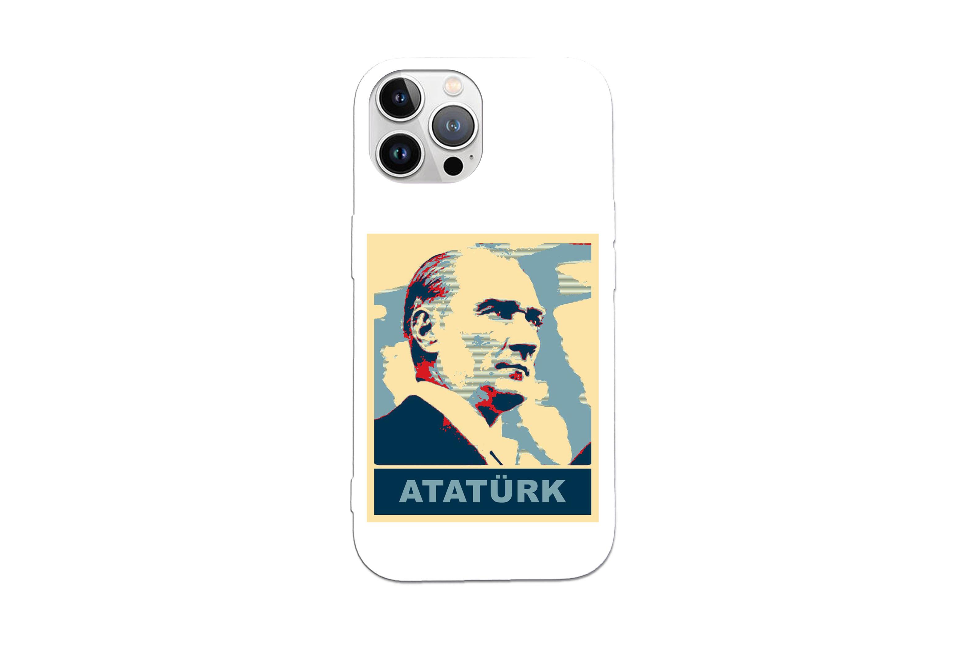 iPHONE ATATÜRK KALİTELİ SİLİKON BASKI KILIFKılıf&Kılıf