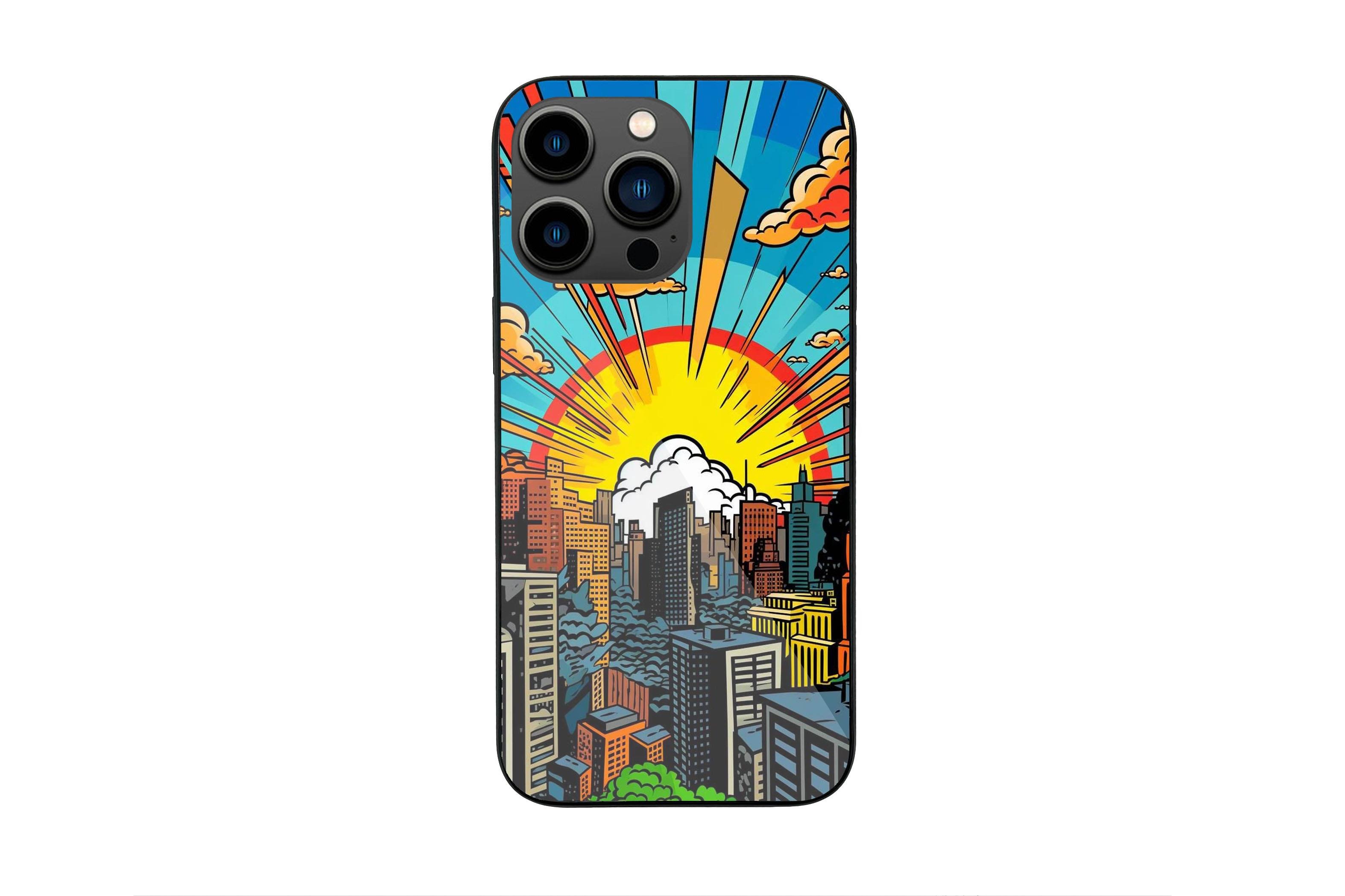 iPHONE ÇİZGİ FİLM CAM BASKI KILIFKılıf&Kılıf