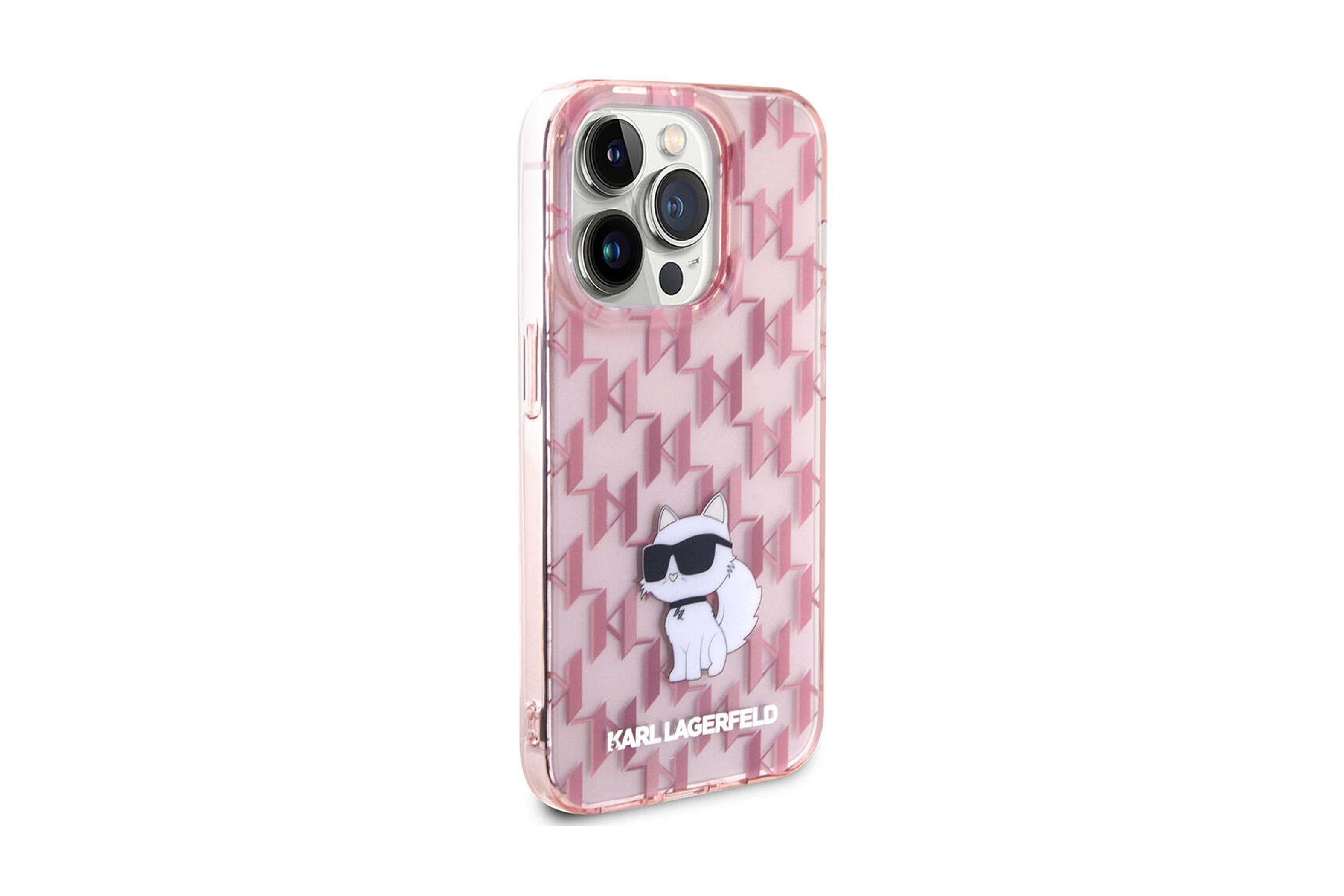 KARL IML MONOGRAM PINK IPHONE 15 P MAX KILIF
