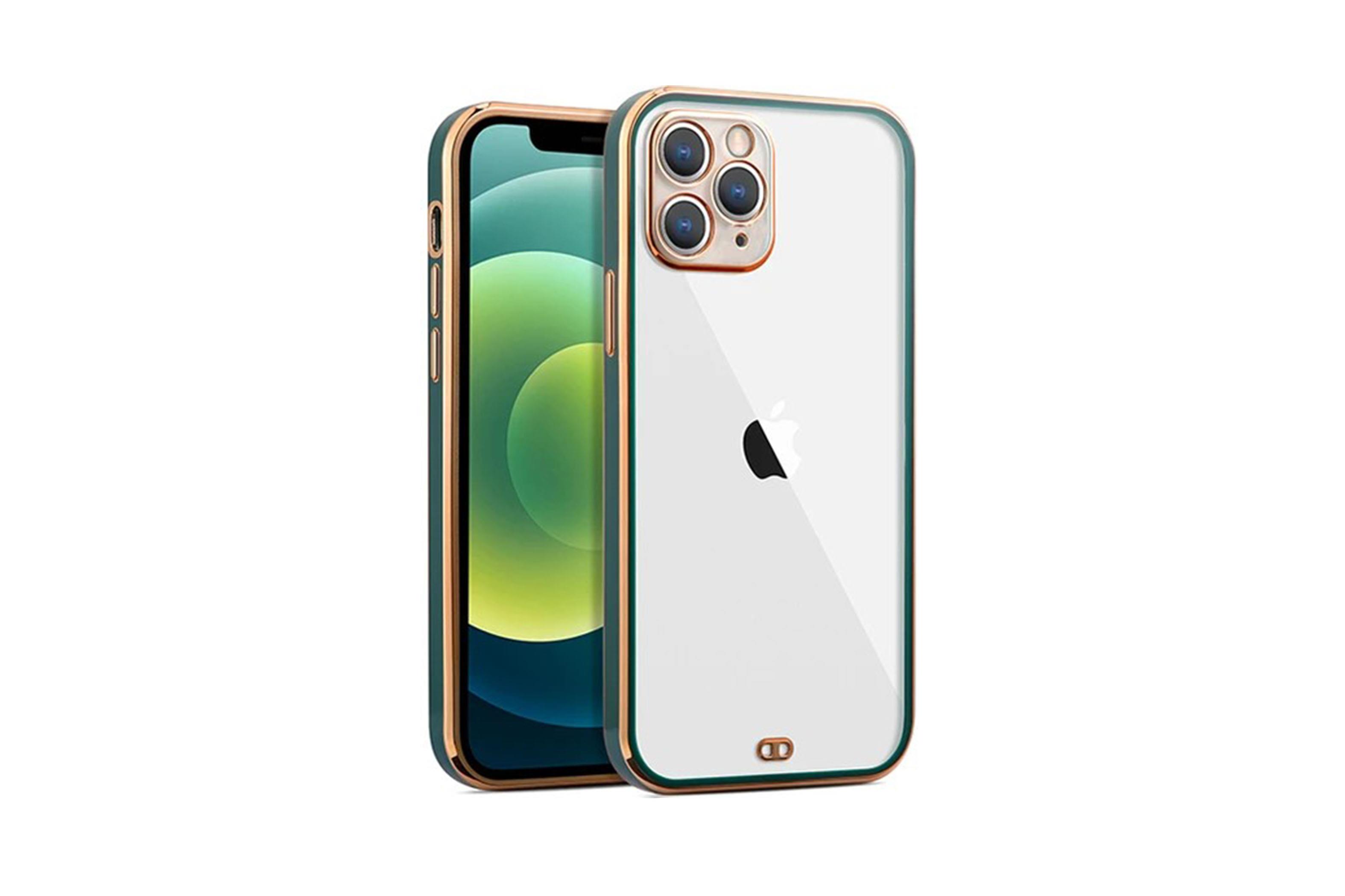 LAZER KENARLI ŞEFFAF iPHONE 13 KILIF